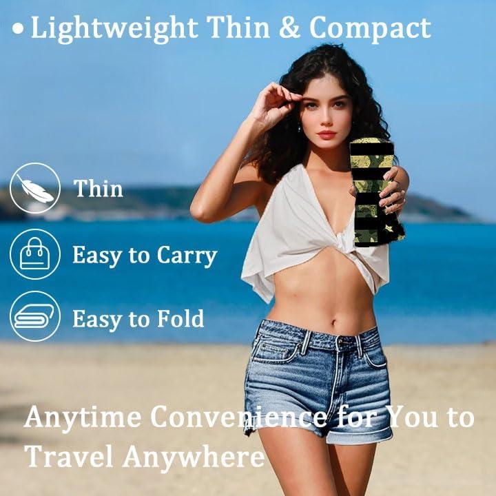Toalla de Playa Microfibra SAYOUZ Camuflaje 75x150 cm Secado Rápido