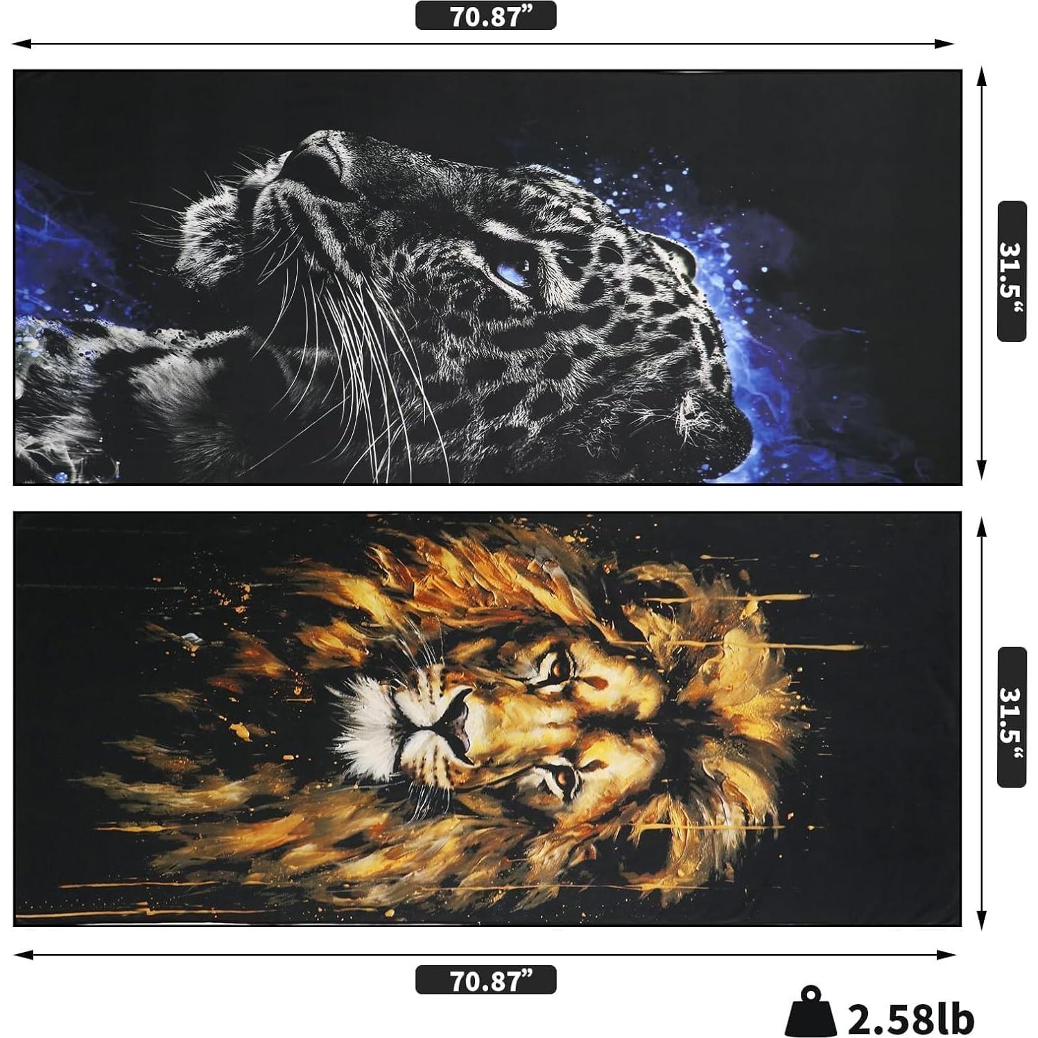 Toallas de Playa Microfibra BROCOTTONS 2 Paquete 81x178cm