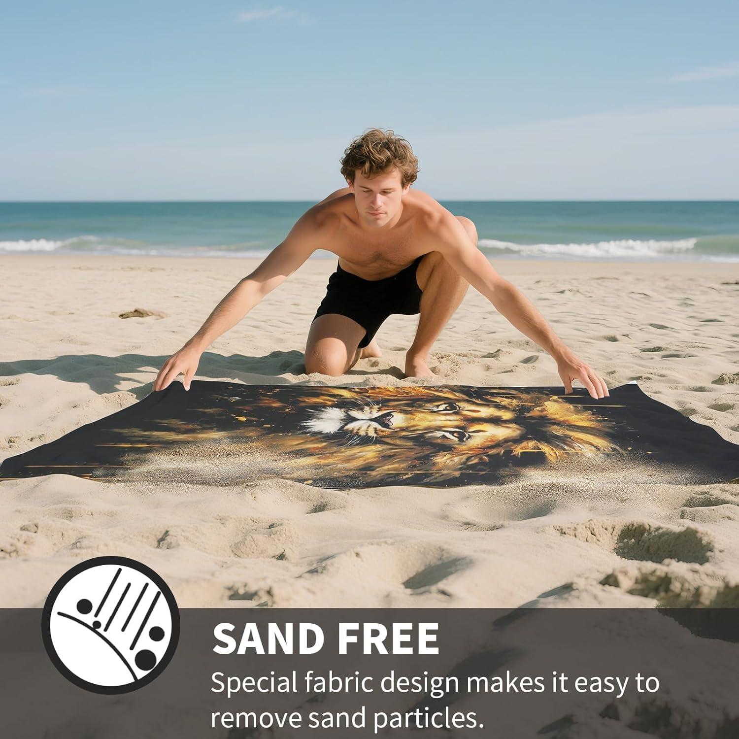 Toallas de Playa Microfibra BROCOTTONS 2 Paquete 81x178cm