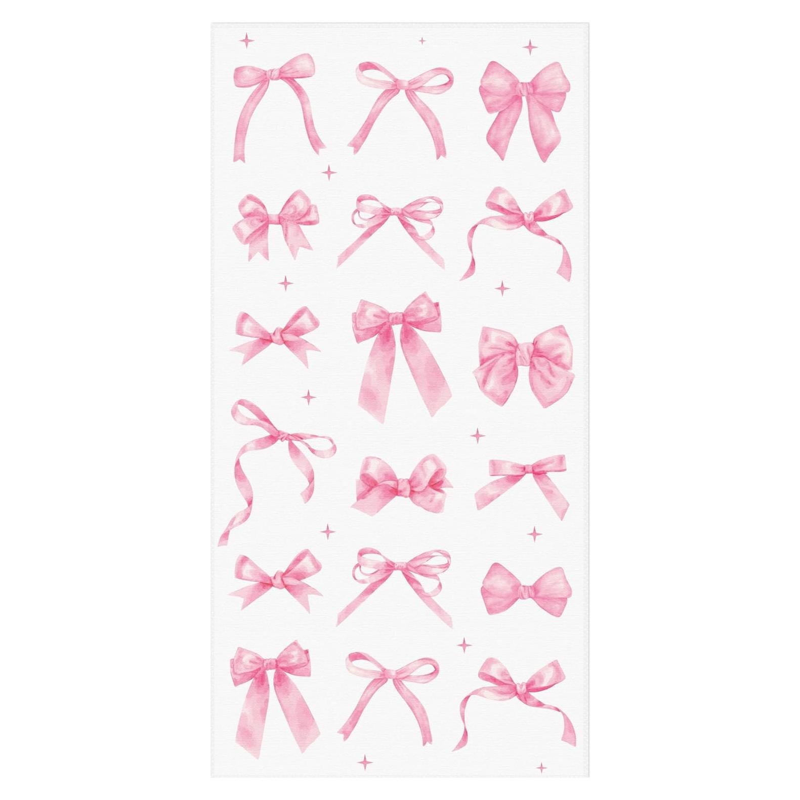 Toalla de Playa R HORSE Rosa con Lazo 76.2 x 152.4 cm Microfibra