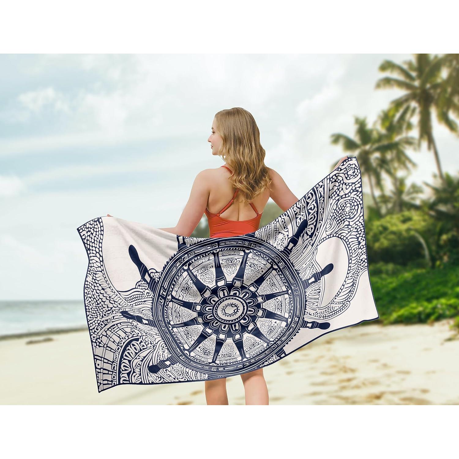 Toalla de Playa Microfibra Shapeless Prints Grande Mandala