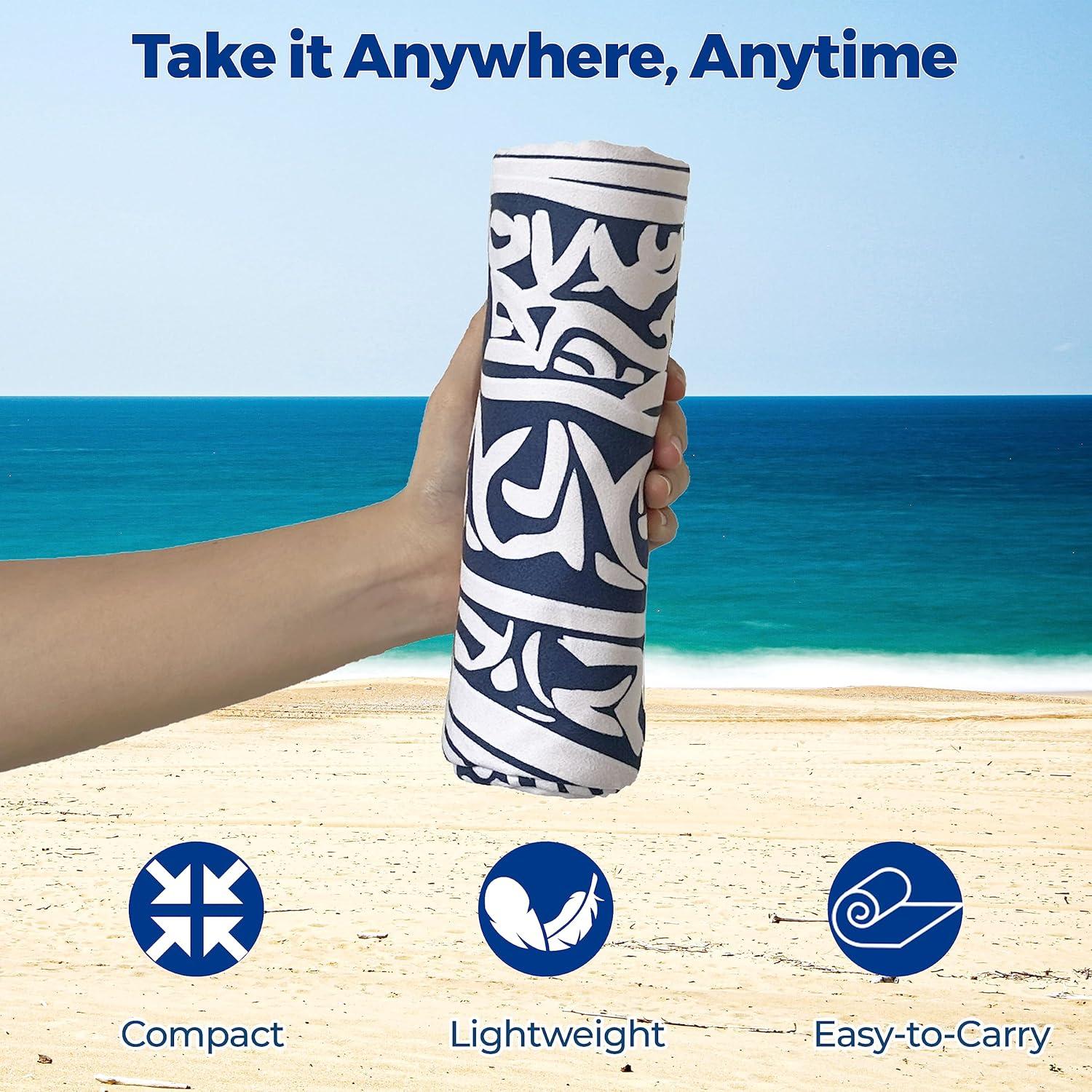 Toalla de Playa Microfibra Shapeless Prints Grande Mandala