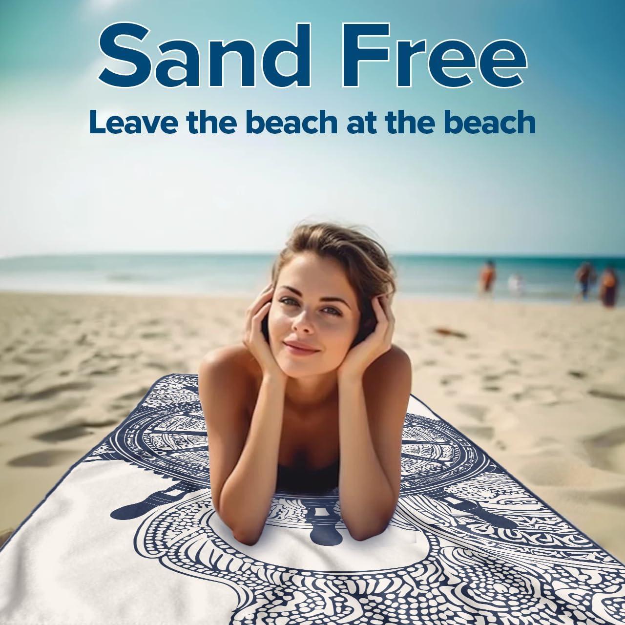 Toalla de Playa Microfibra Shapeless Prints Grande Mandala