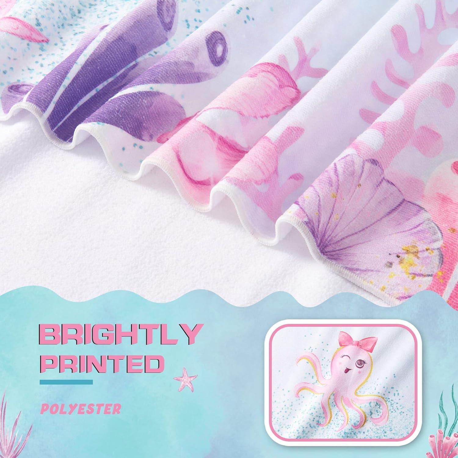 Toalla de Playa WERNNSAI Sirena 76.2x152.4 cm Microfibra