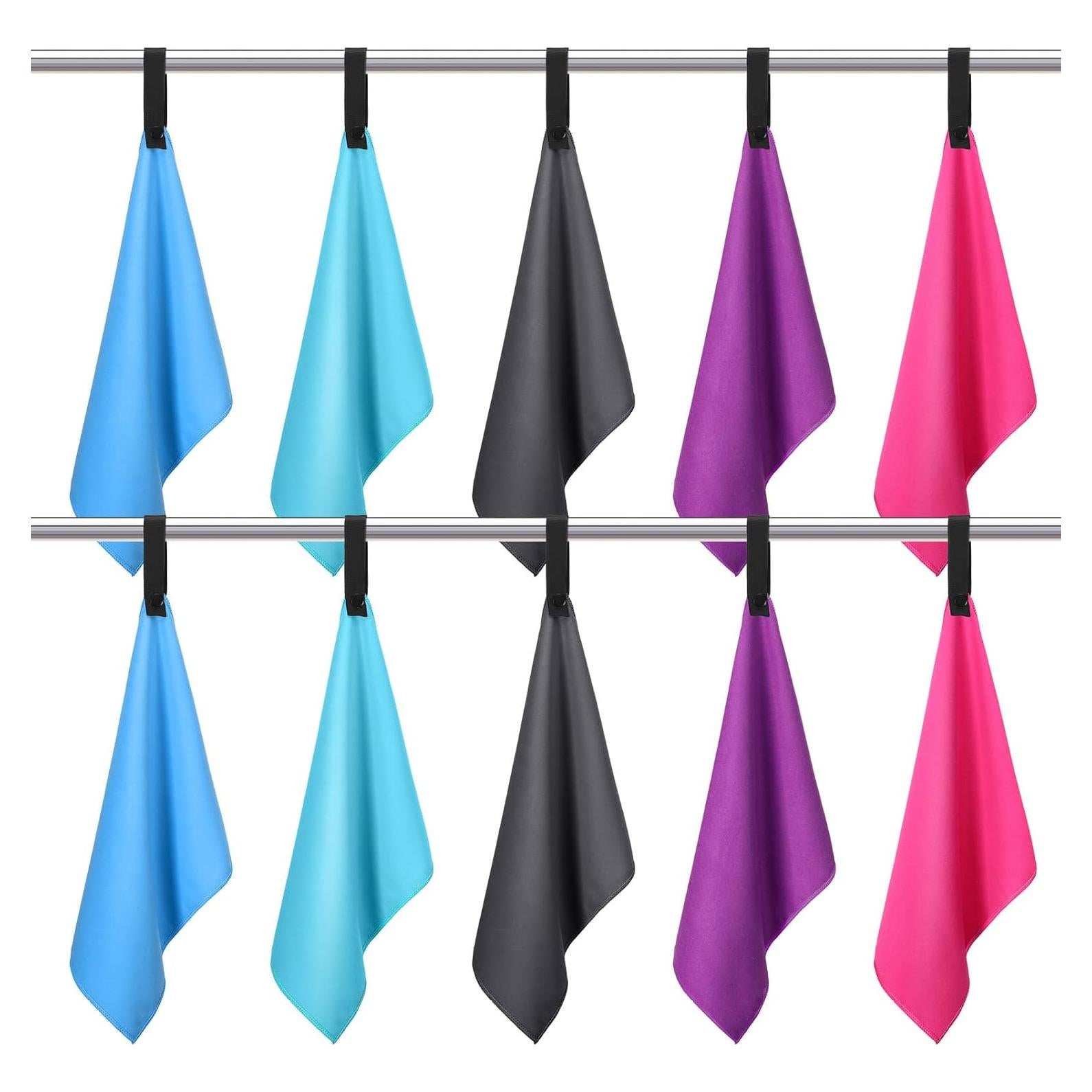 Toallas de Microfibra SmoothNovelty 10 Pzs 32x25 cm Secado Rápido