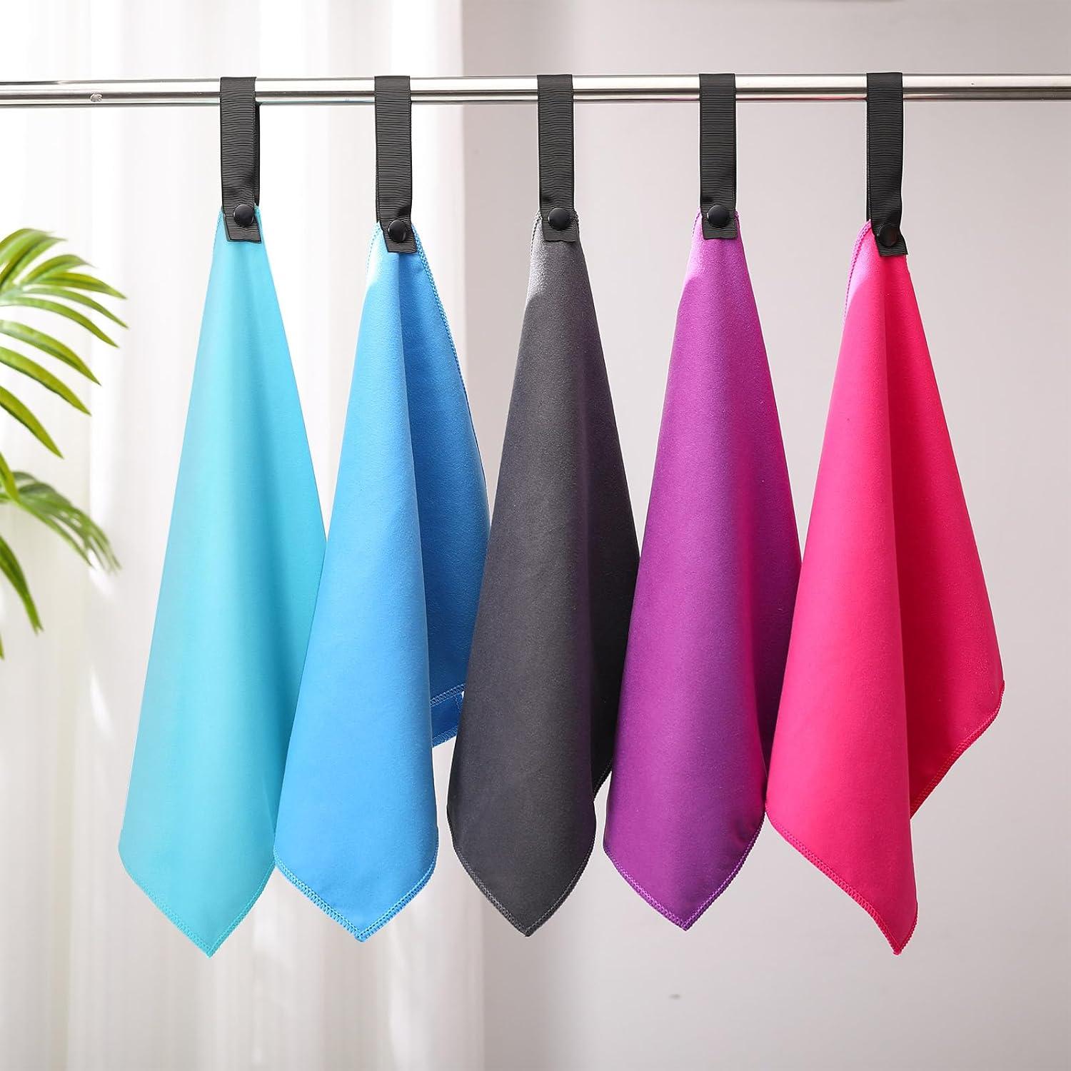 Toallas de Microfibra SmoothNovelty 10 Pzs 32x25 cm Secado Rápido