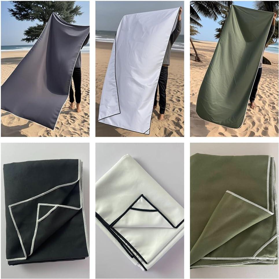 Toalla de Baño Magnética GUAIZHUREN 190.5x76.2 cm Secado Rápido