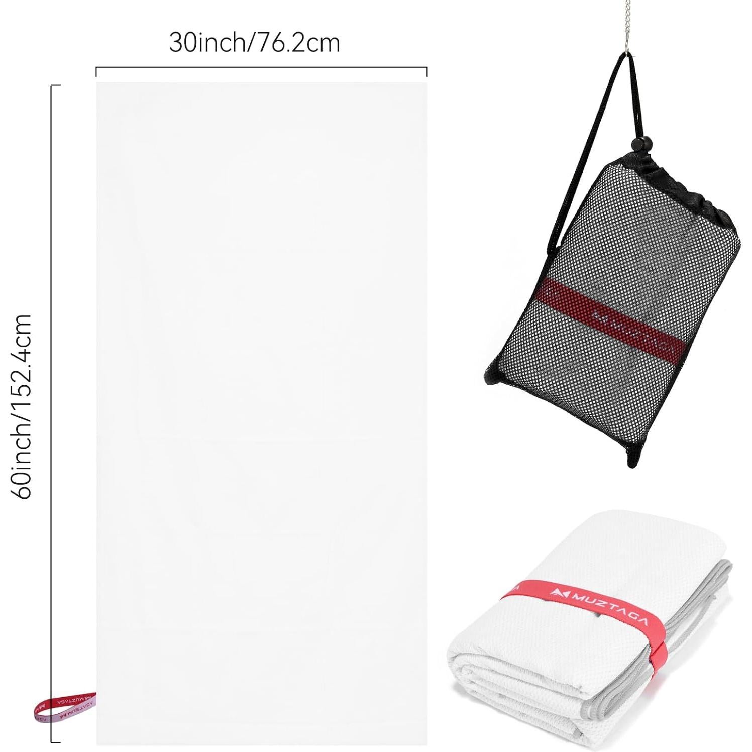 Toalla de Playa Muztaga Microfibra 152x76 cm Secado Rápido