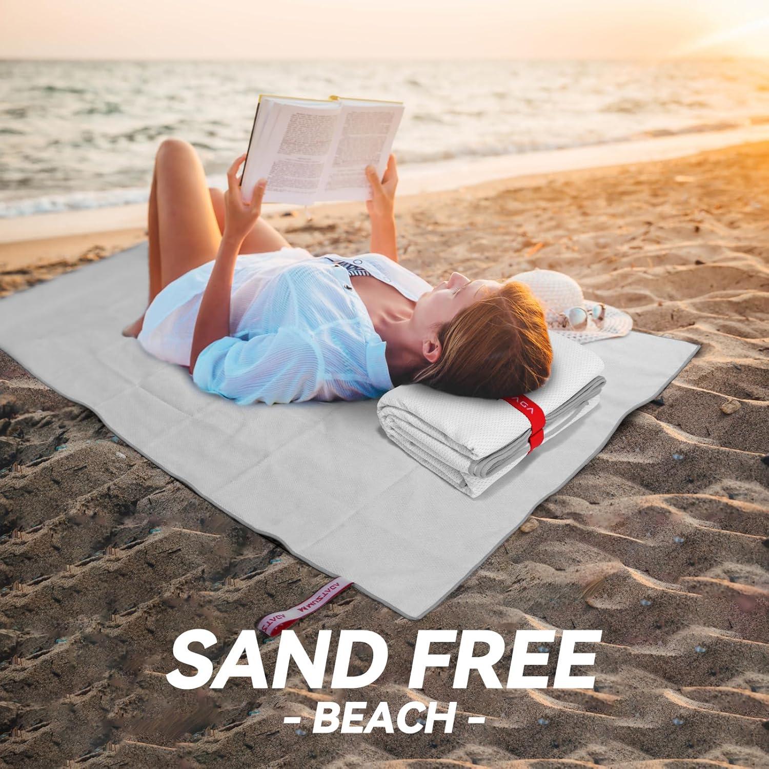 Toalla de Playa Muztaga Microfibra 152x76 cm Secado Rápido