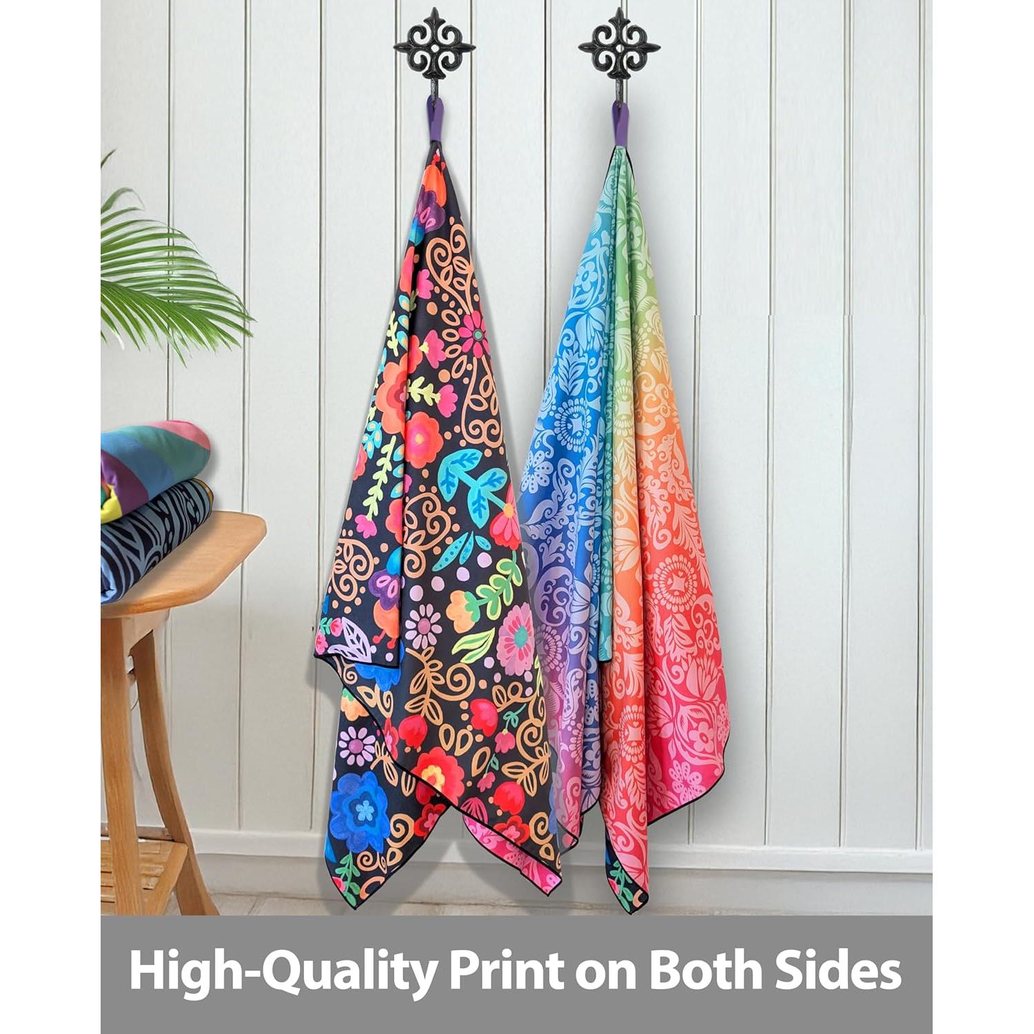 Toalla de Playa Microfibra MintiMango XL 180x81 cm Secado Rápido