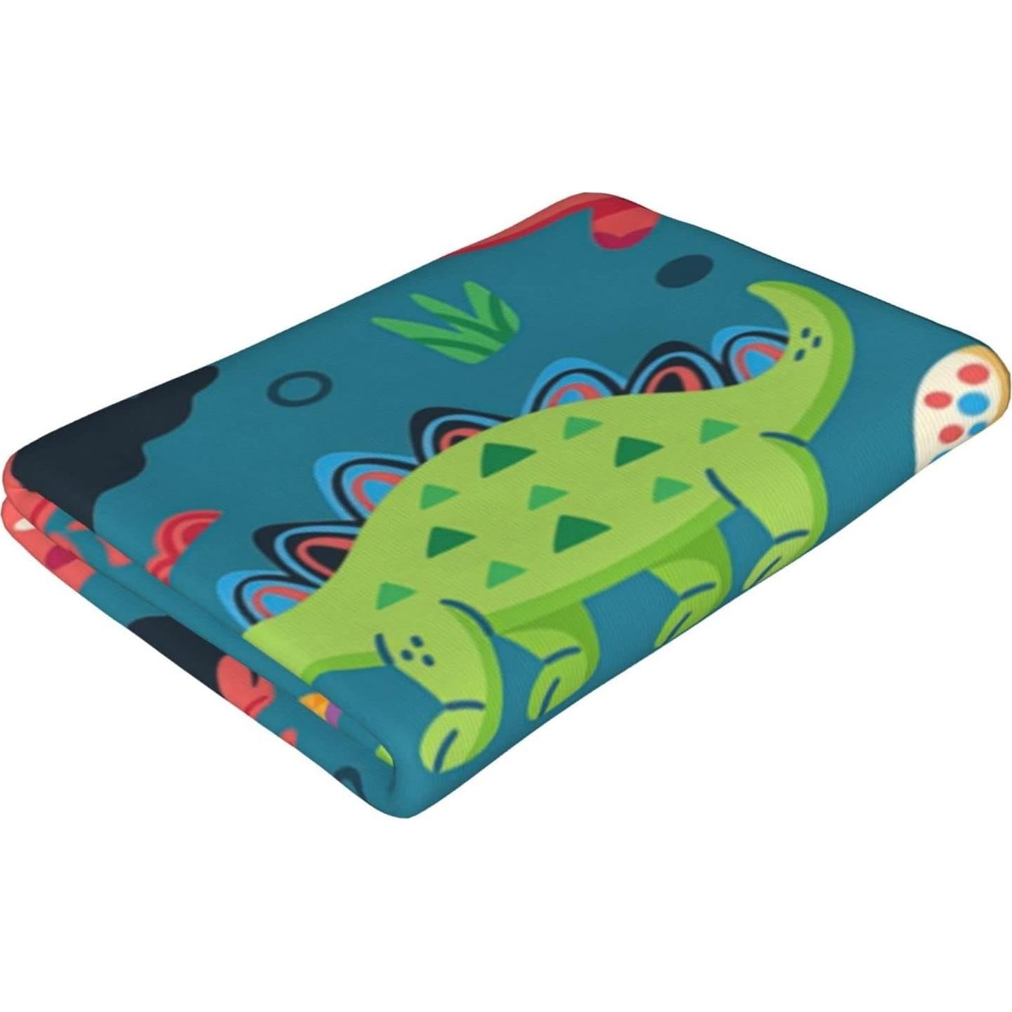 Toalla de Playa Microfibra Dinosaurios COMFAR 152x76 cm