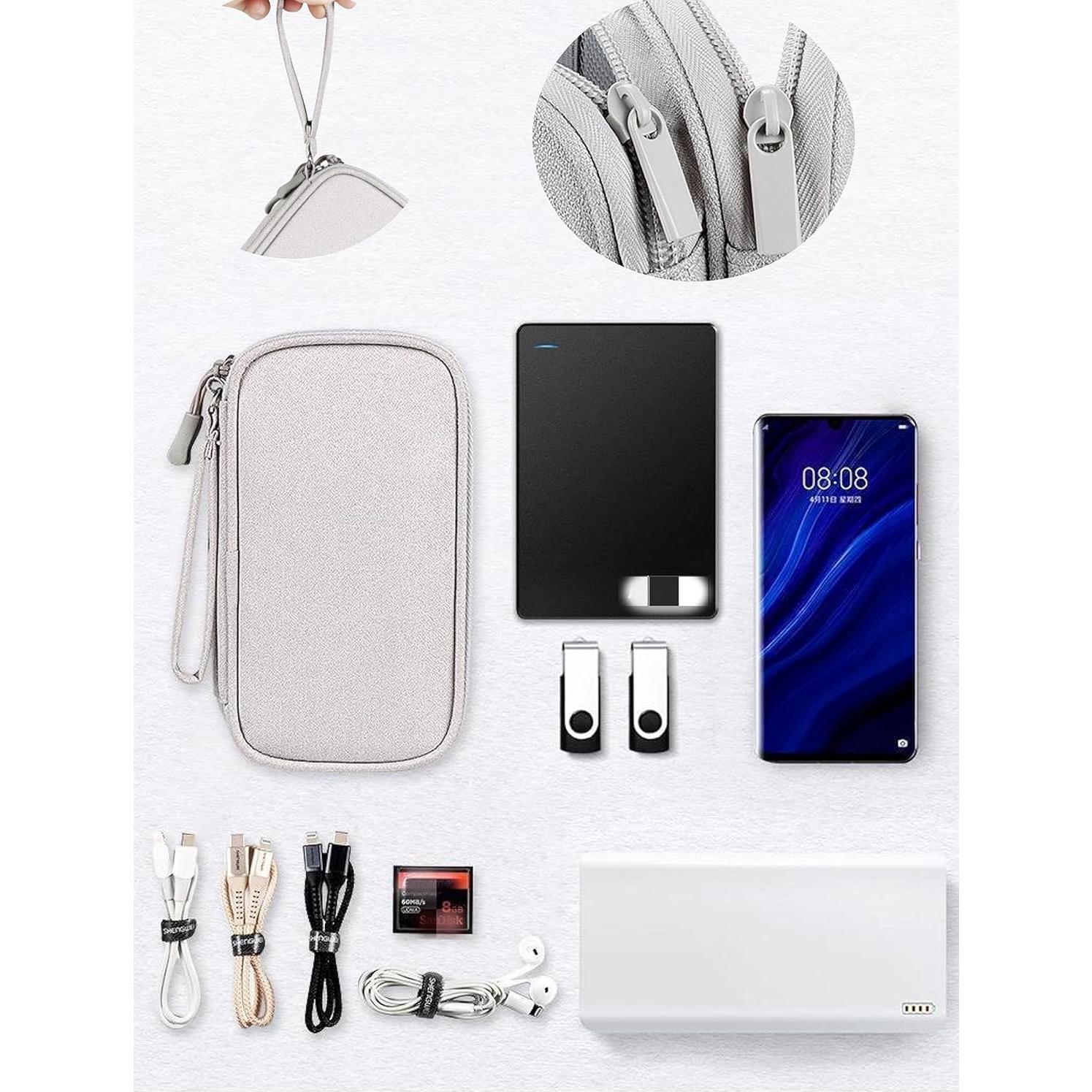 Bolsa Organizador de Cables FANBODTA Impermeable 19x11cm