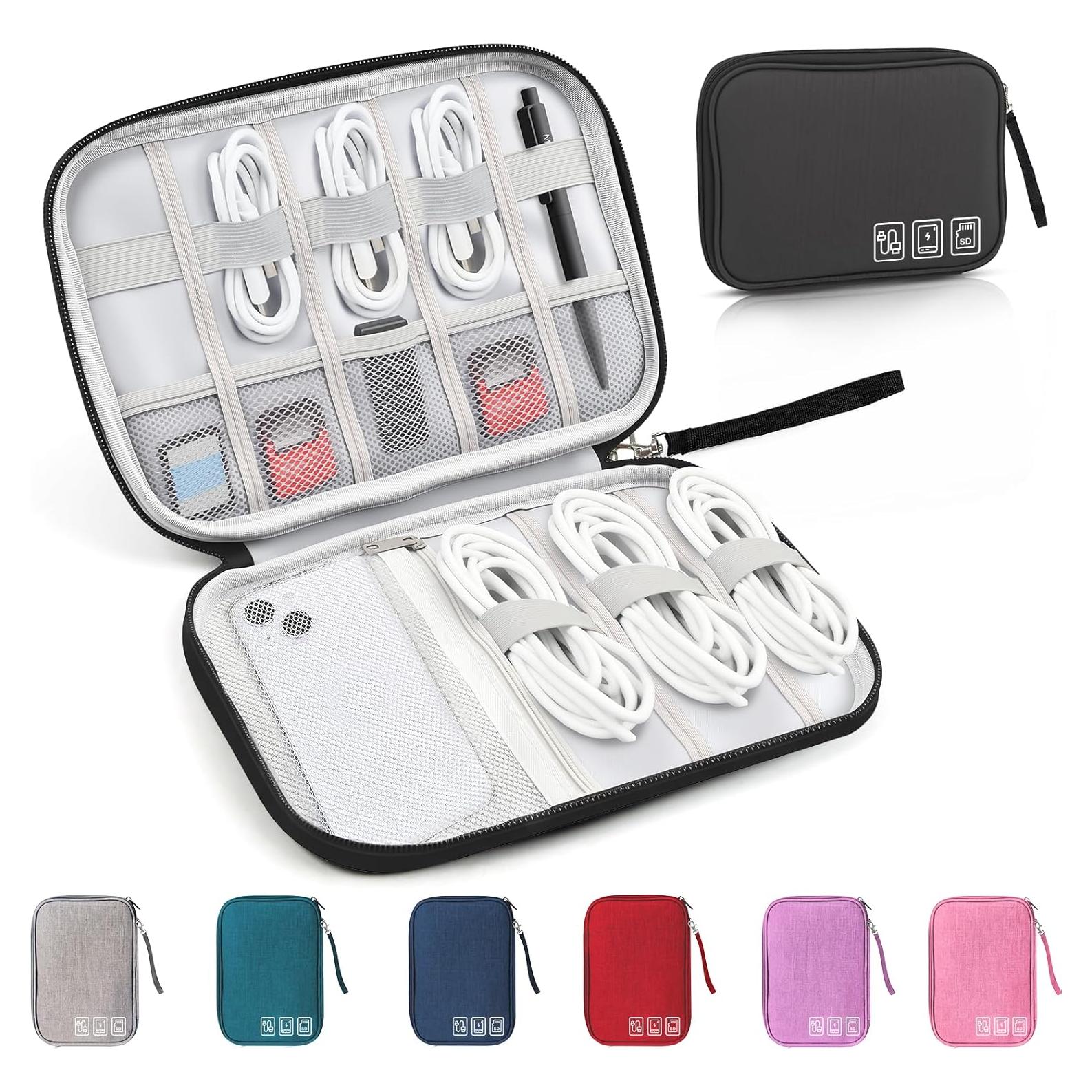 Bolsa Organizadora de Cables YONSEN DB001 Negra 24.5x35 cm