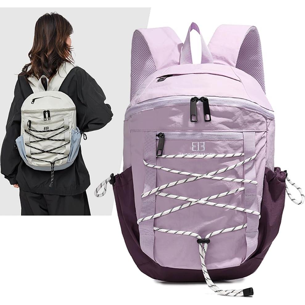 Mochila de senderismo ligera 20L para mujeres - Púrpura