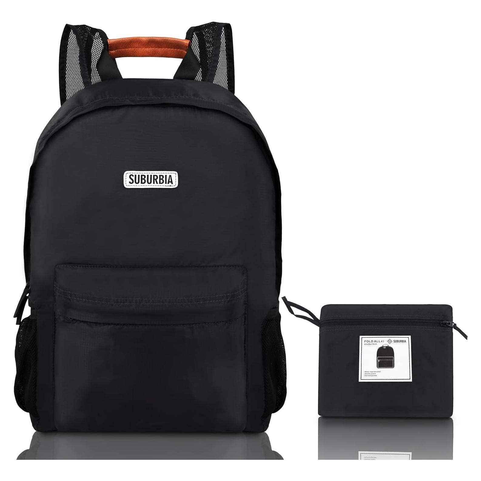 Mochila Plegable SUBURBIA 18L Resistente al Agua Gris Oscuro