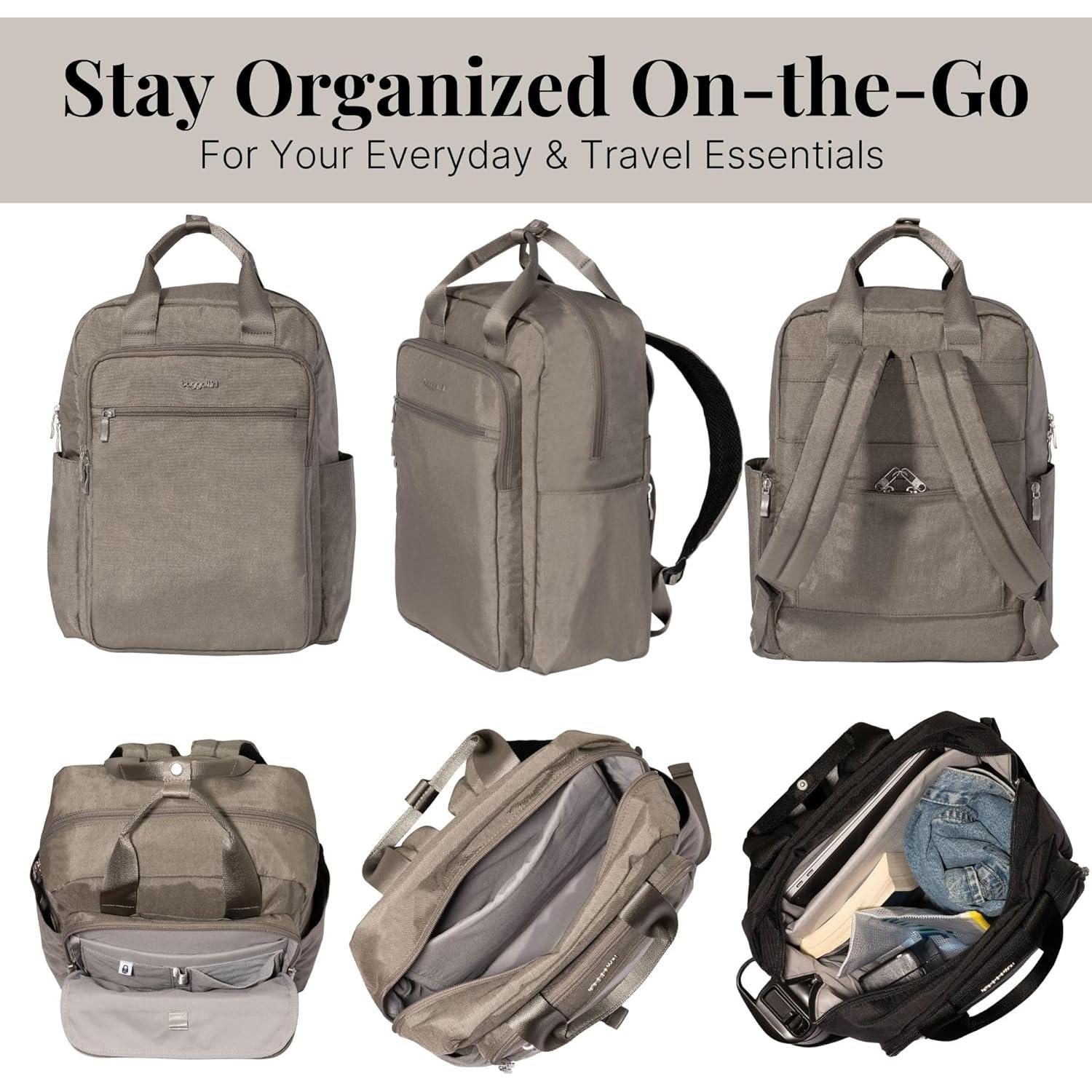 Mochila de viaje Baggallini Commuter 38x28x14 cm con RFID