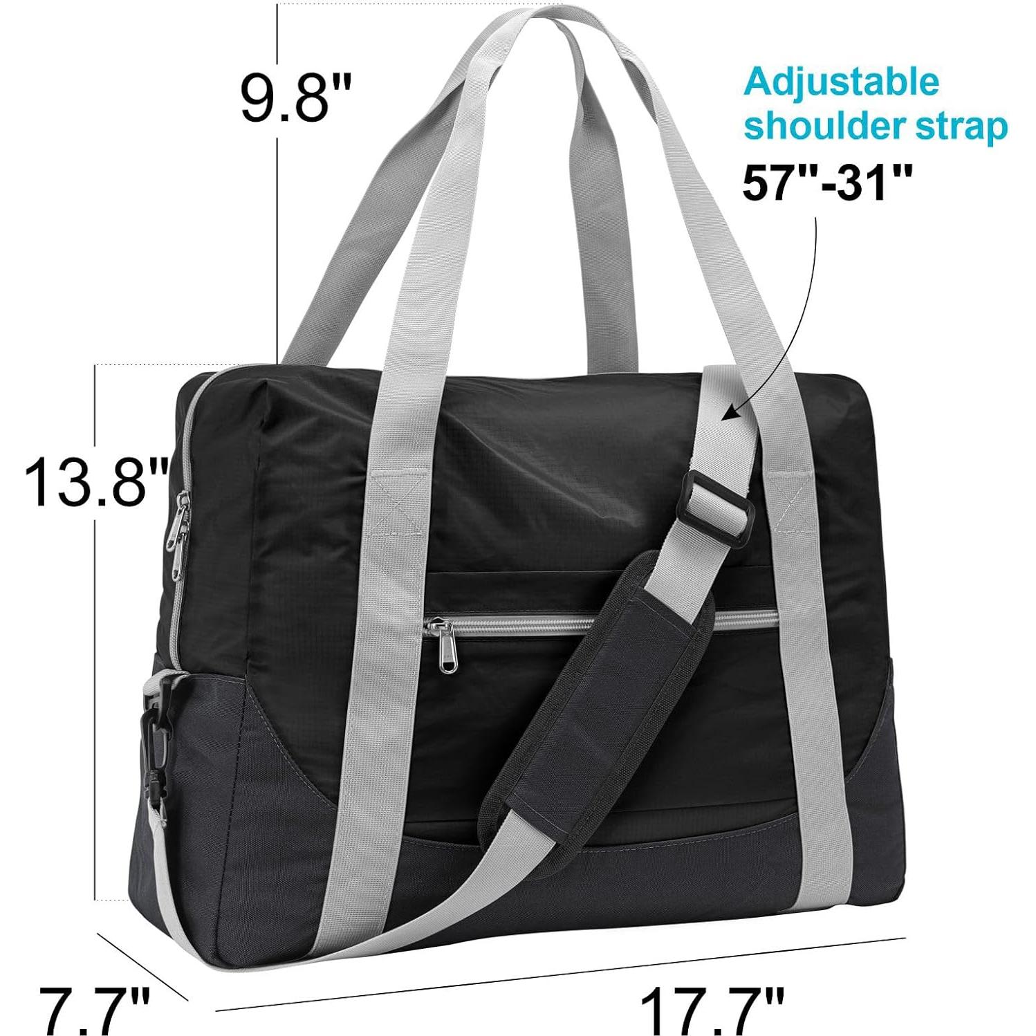 Bolsa de Viaje Cambond 30L Negra - Artículo Personal 45.7x35.1x20.3 cm