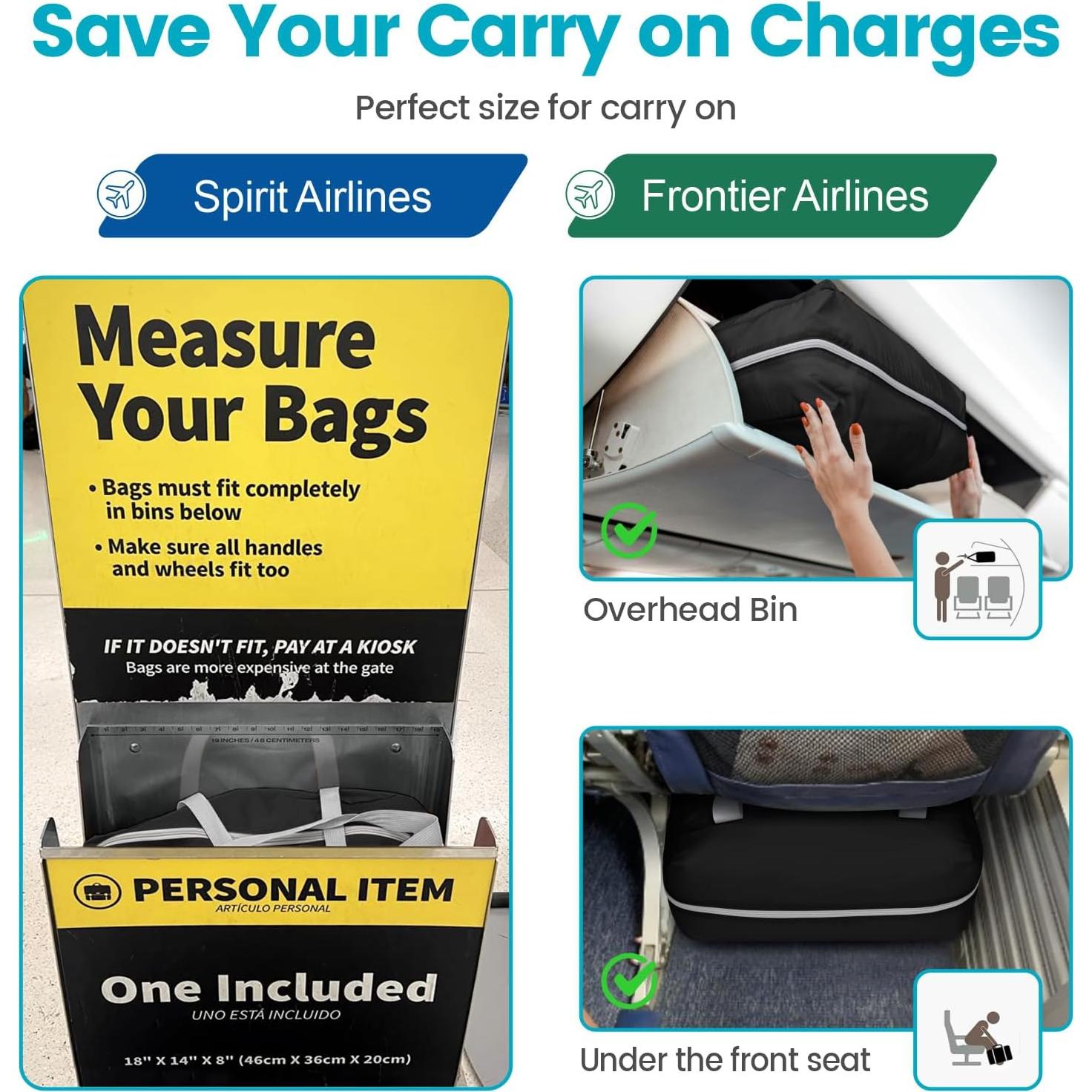 Bolsa de Viaje Cambond 30L Negra - Artículo Personal 45.7x35.1x20.3 cm