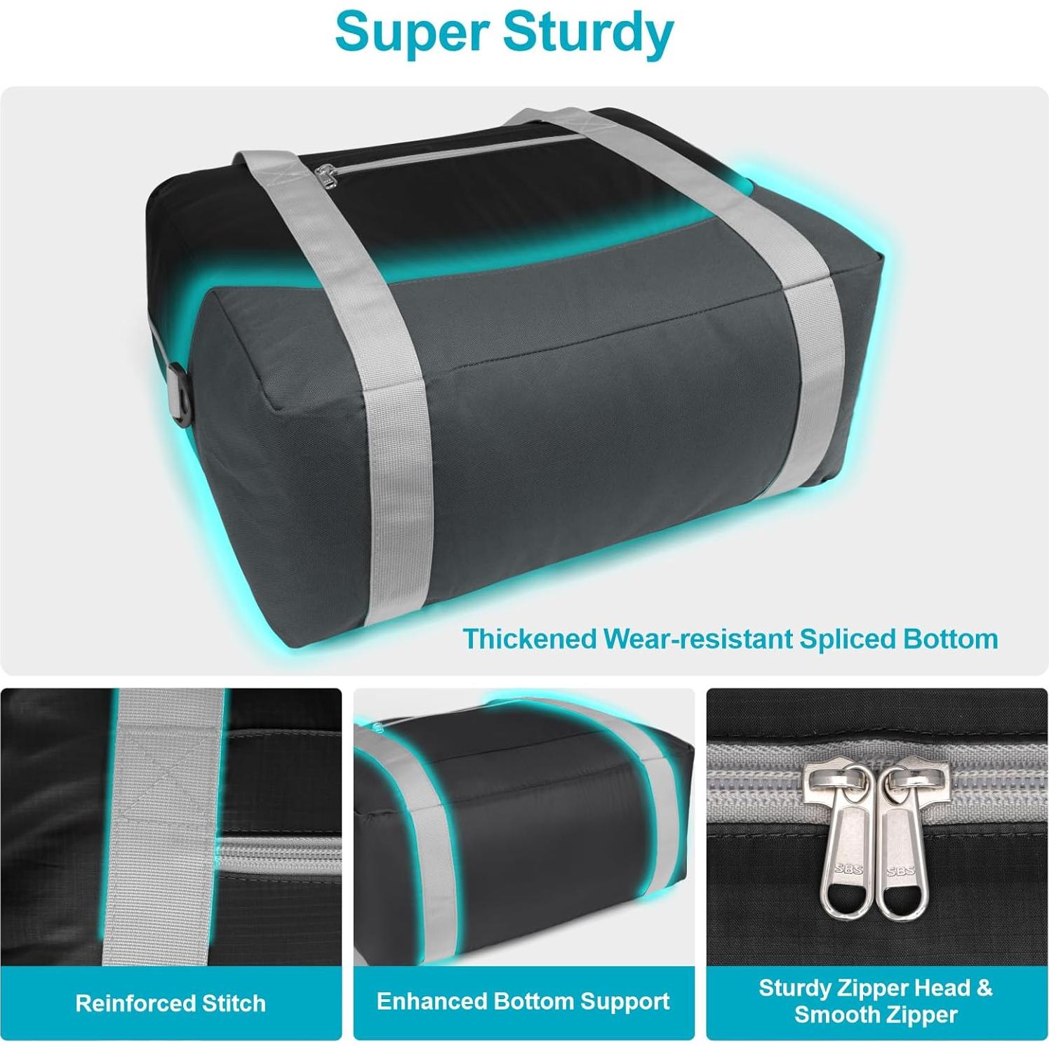 Bolsa de Viaje Cambond 30L Negra - Artículo Personal 45.7x35.1x20.3 cm