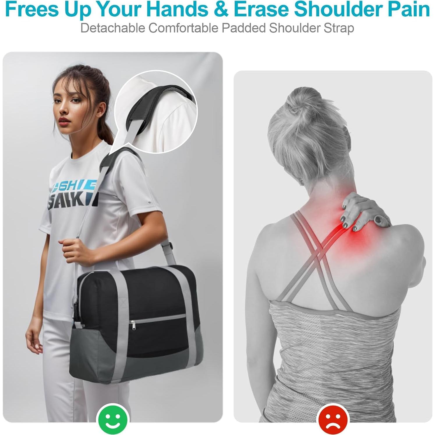 Bolsa de Viaje Cambond 30L Negra - Artículo Personal 45.7x35.1x20.3 cm