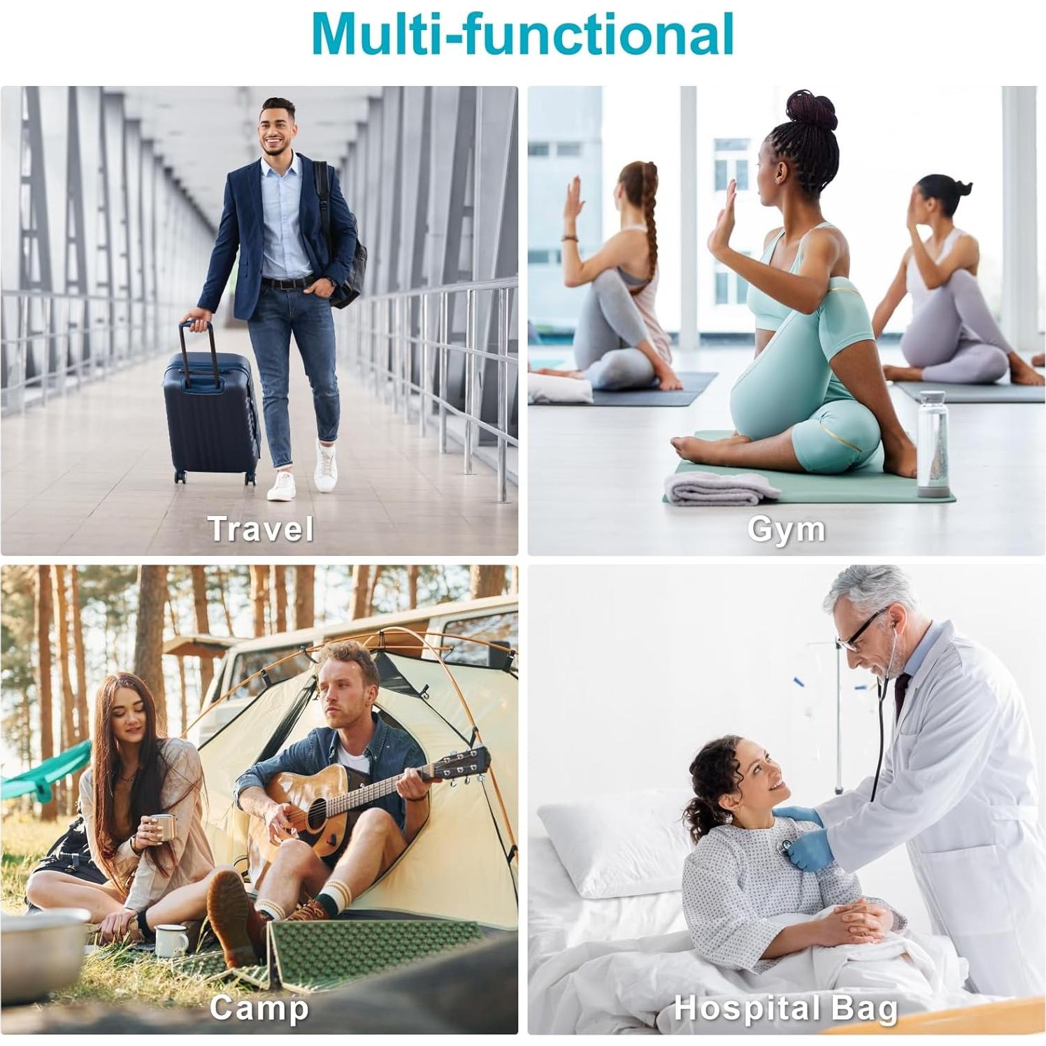 Bolsa de Viaje Cambond 30L Negra - Artículo Personal 45.7x35.1x20.3 cm