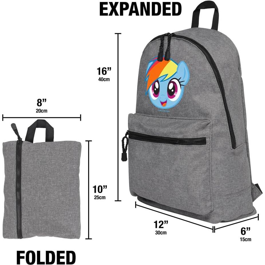 Mochila Ligera Mi Pequeño Pony Rainbow Dash 21.24L Plegable