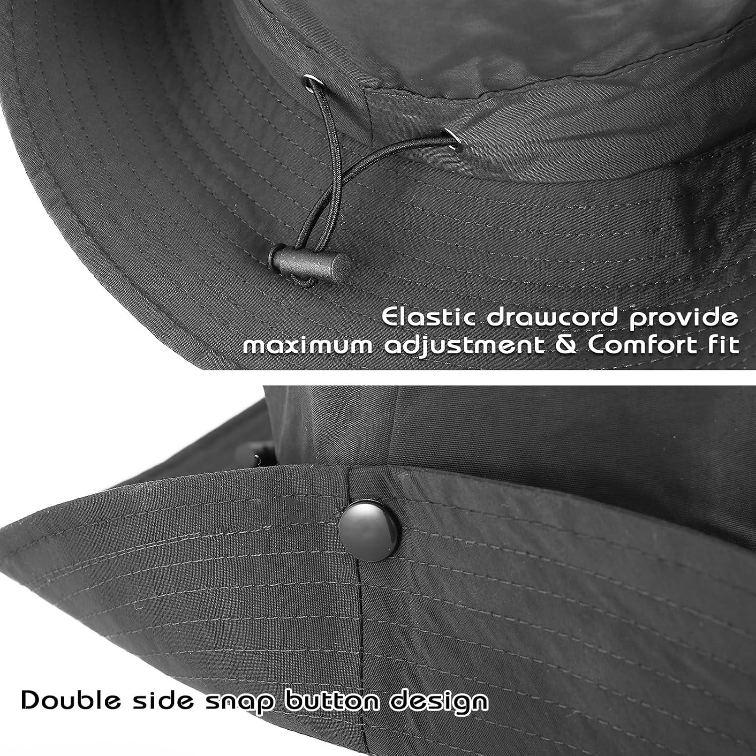 Sombrero de Cubo Impermeable DOCILA para Hombre Gris Urbano