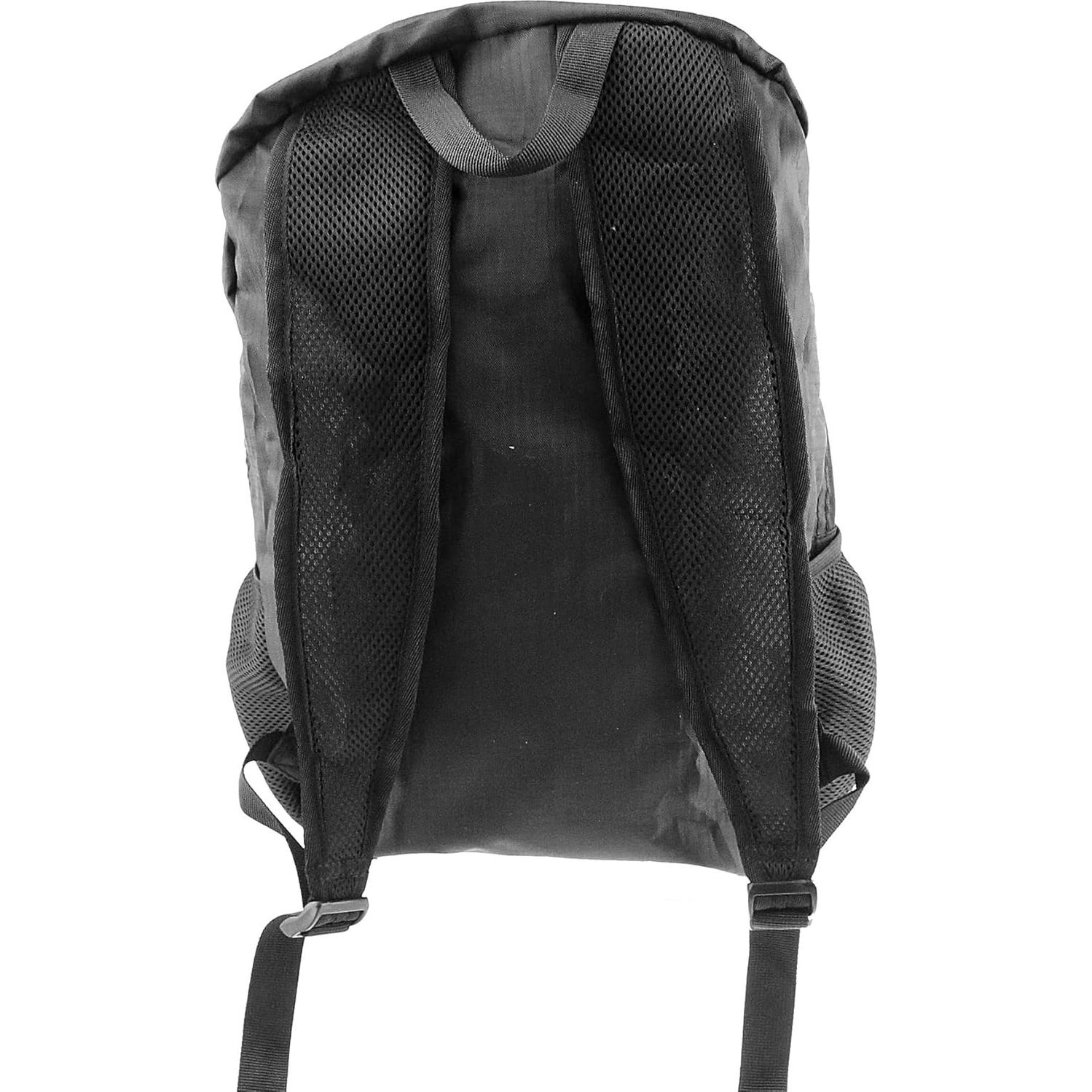 Mochila Plegable Ultraligera Wilcor 20L Negra para Viaje