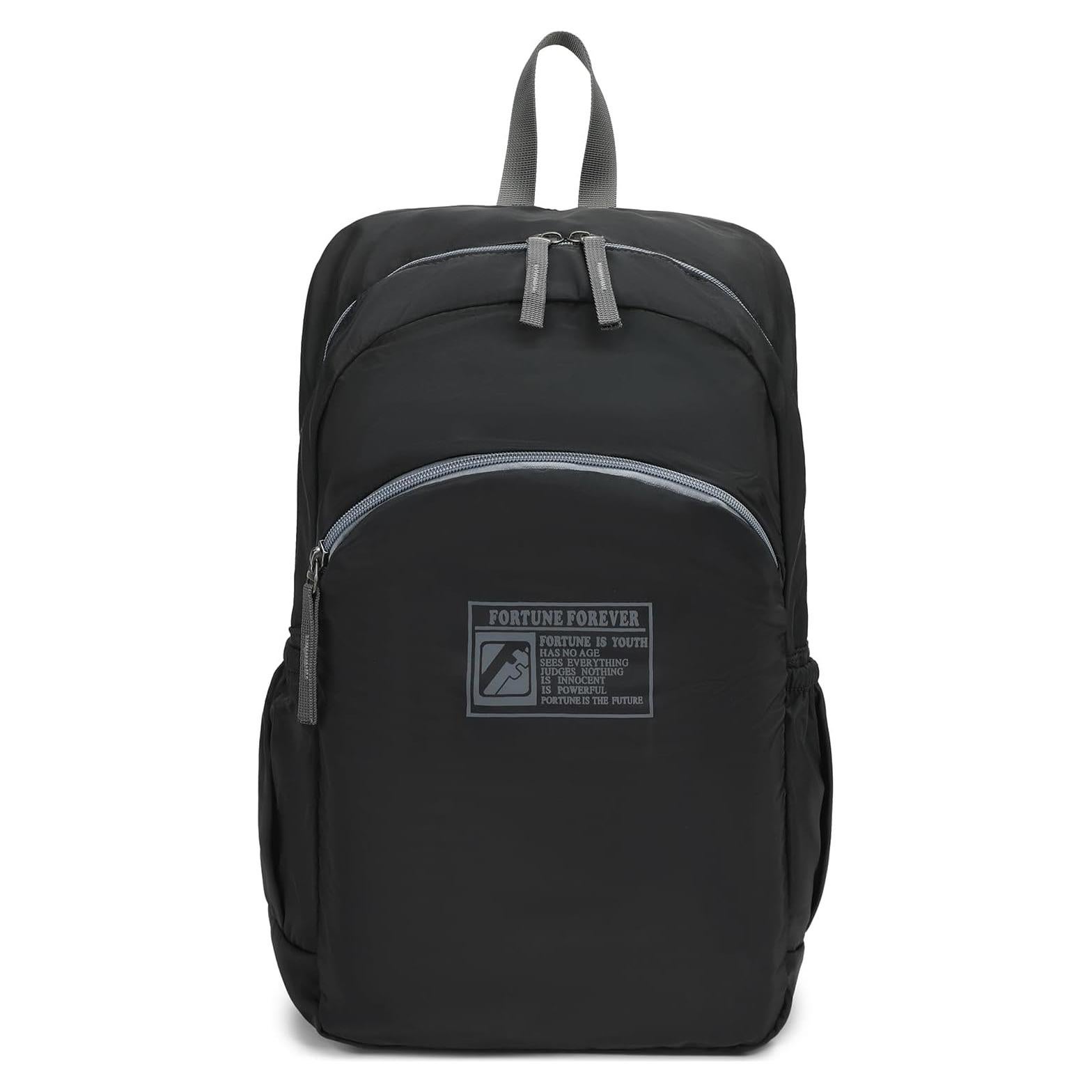 Mochila de viaje plegable 20L Genérico impermeable negra