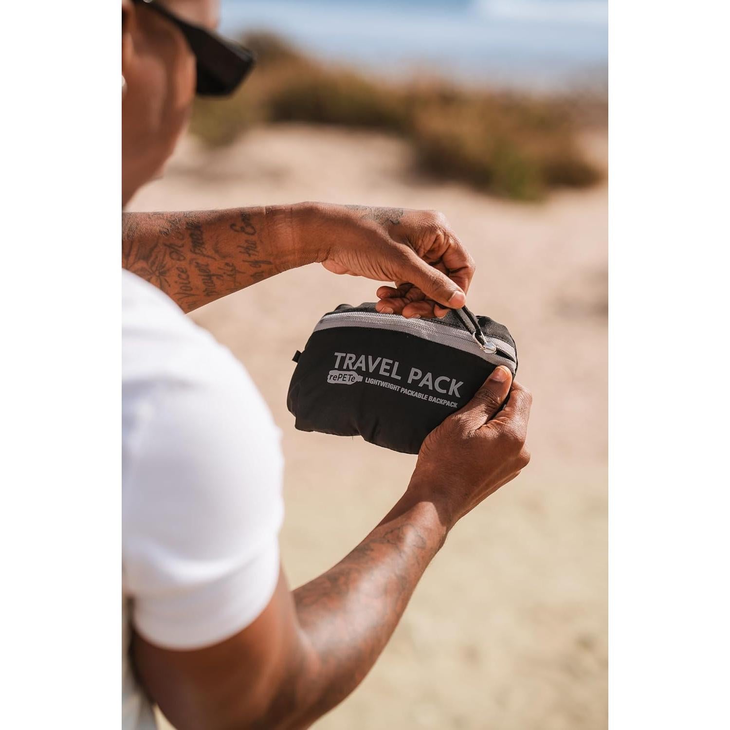 Mochila de Viaje Ecológica ChicoBag rePETe Zafiro 15L