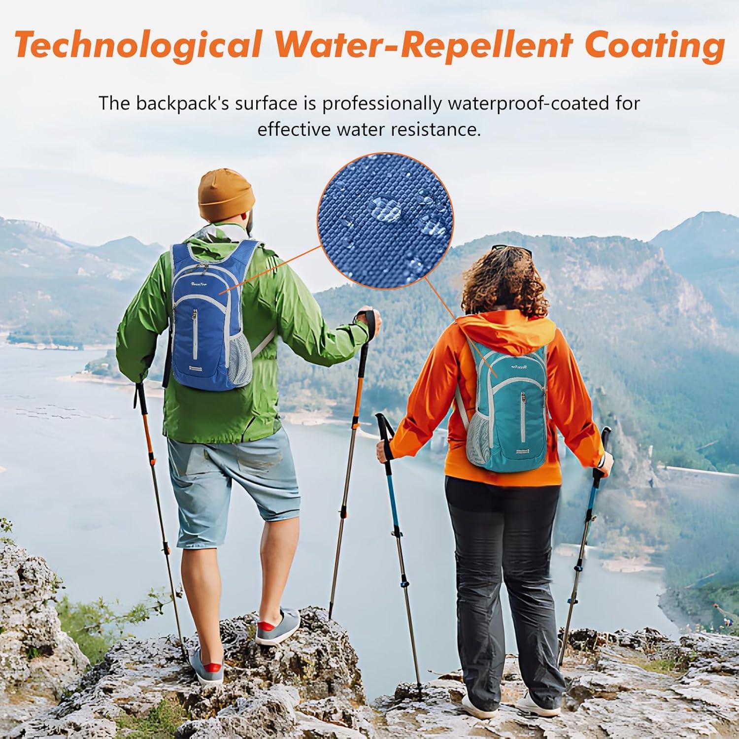 Mochila de Senderismo Expandible Seektop 12-15L Impermeable