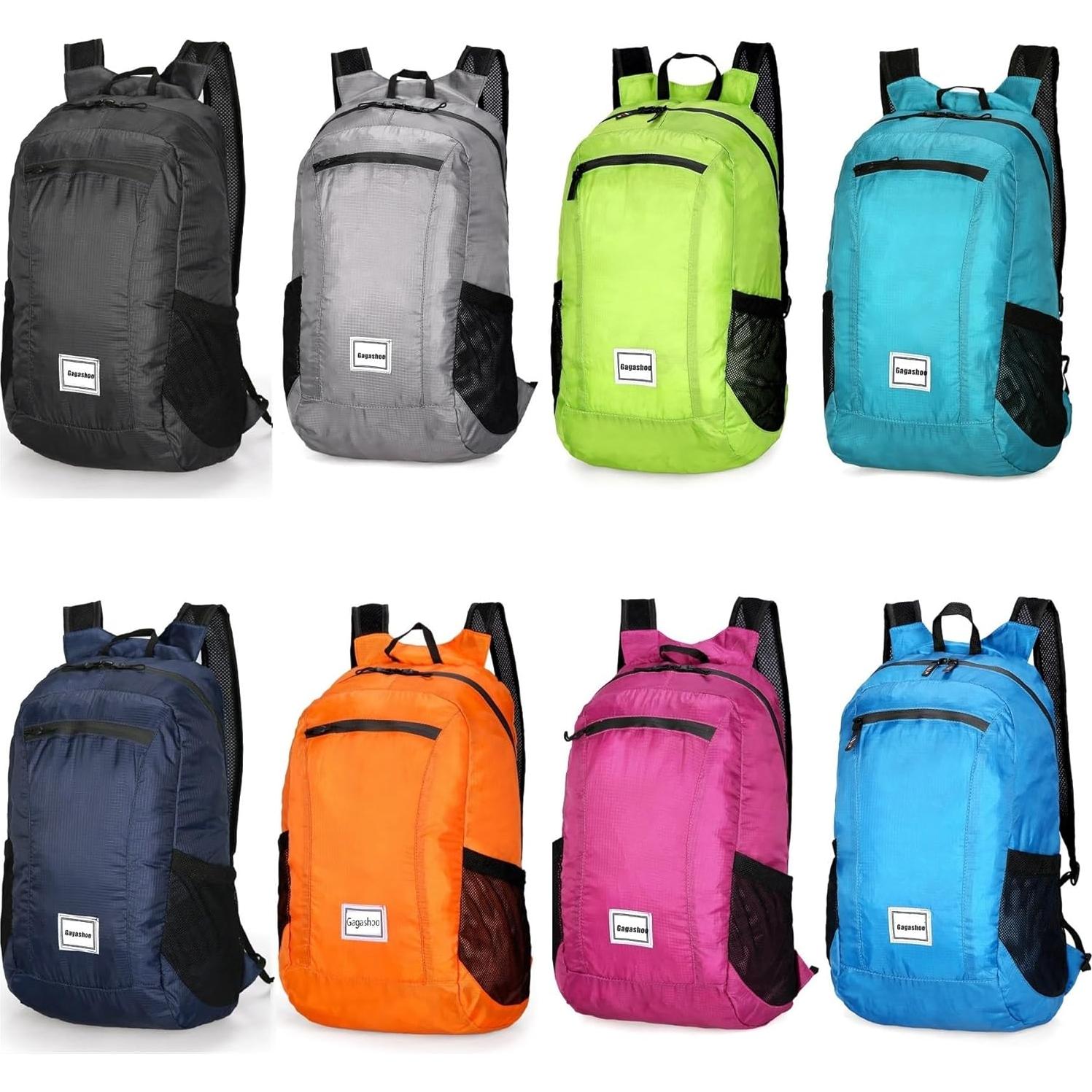 Mochila de Senderismo Plegable 15L Azul Oscuro Unisex