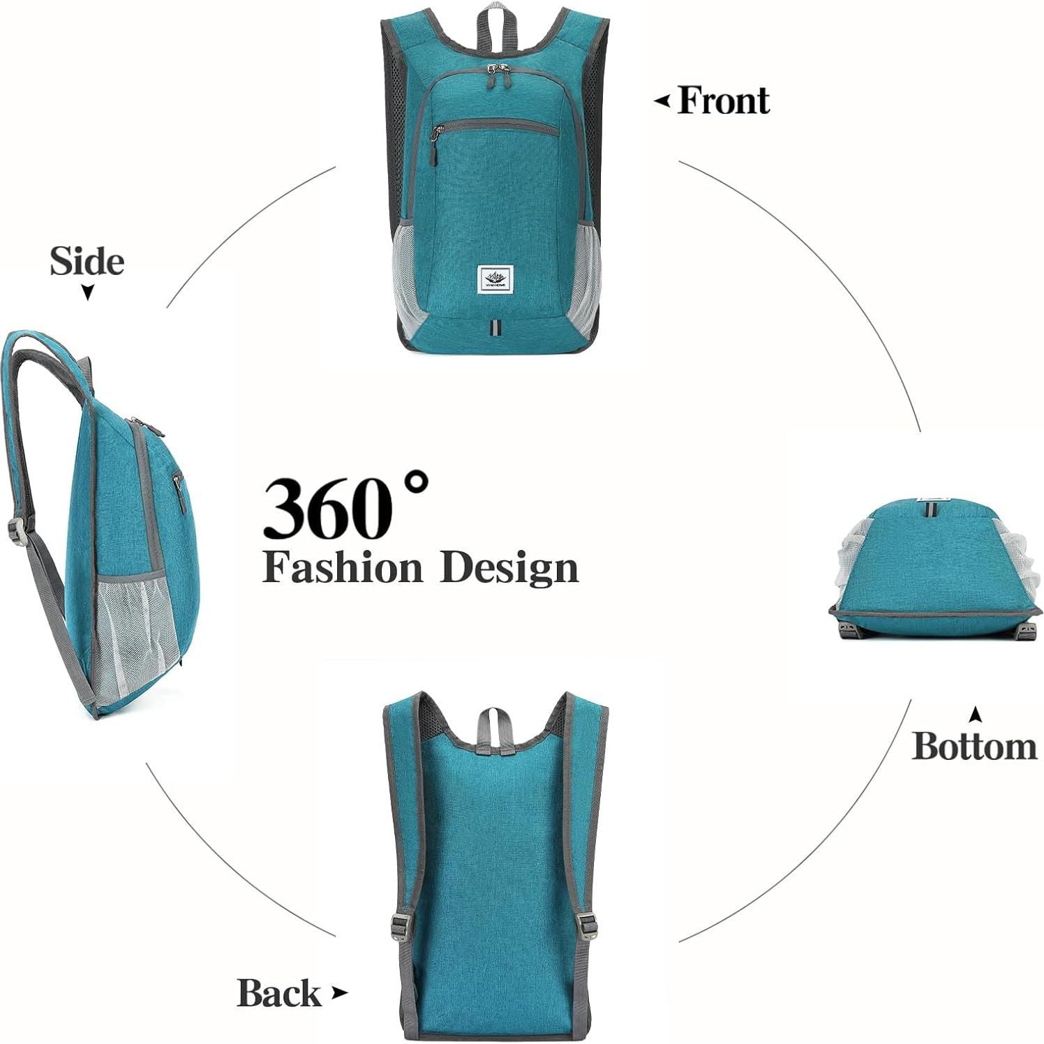 Mochila Plegable Impermeable ZAYOKO 20L para Senderismo