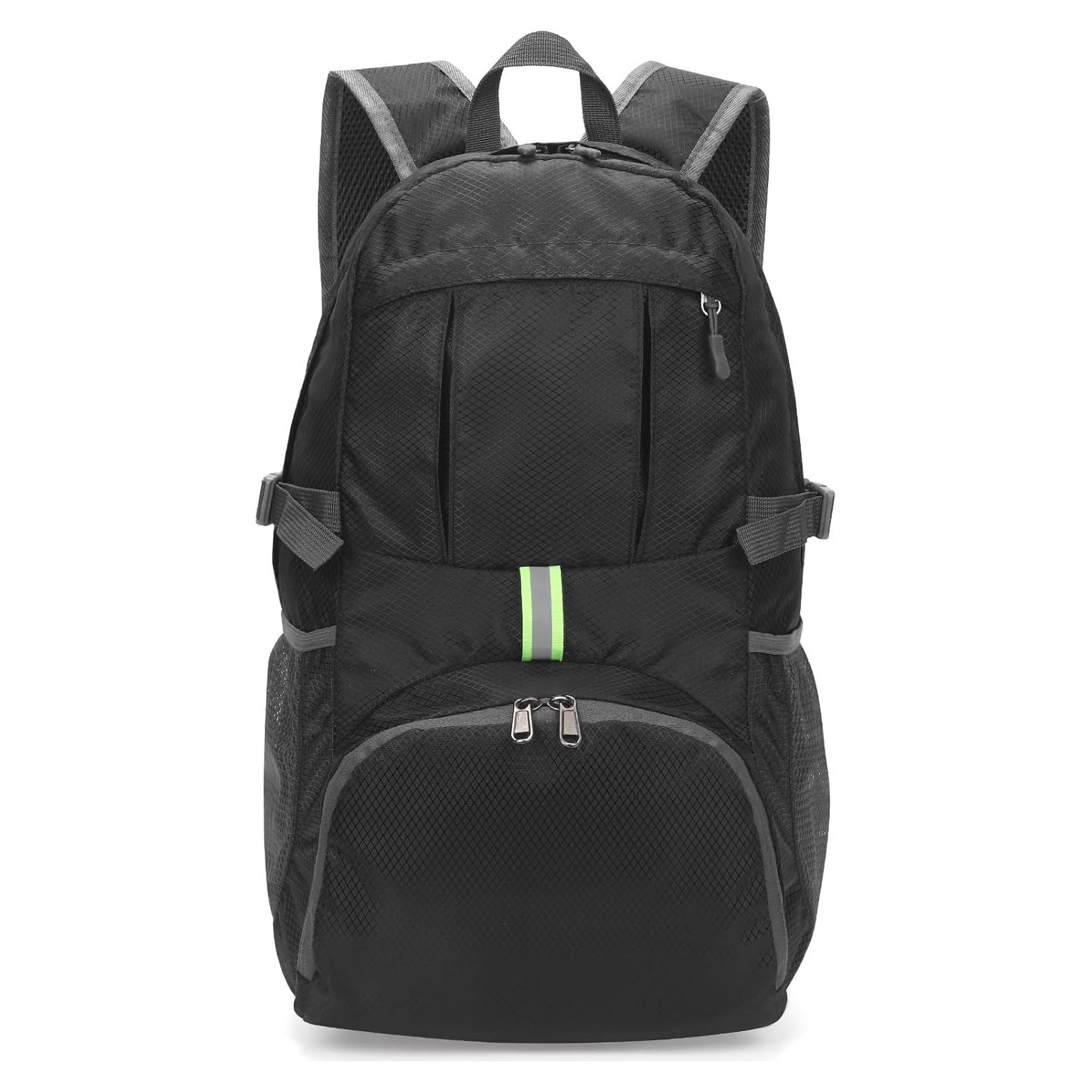 Mochila Plegable Yaopeing 25L Resistente al Agua Unisex Negra