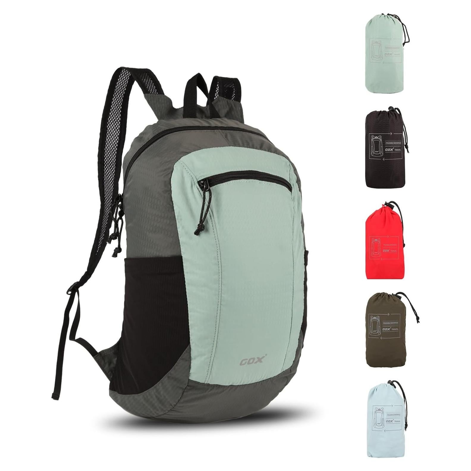 Mochila Plegable 20L Gox Jade para Viajes y Camping