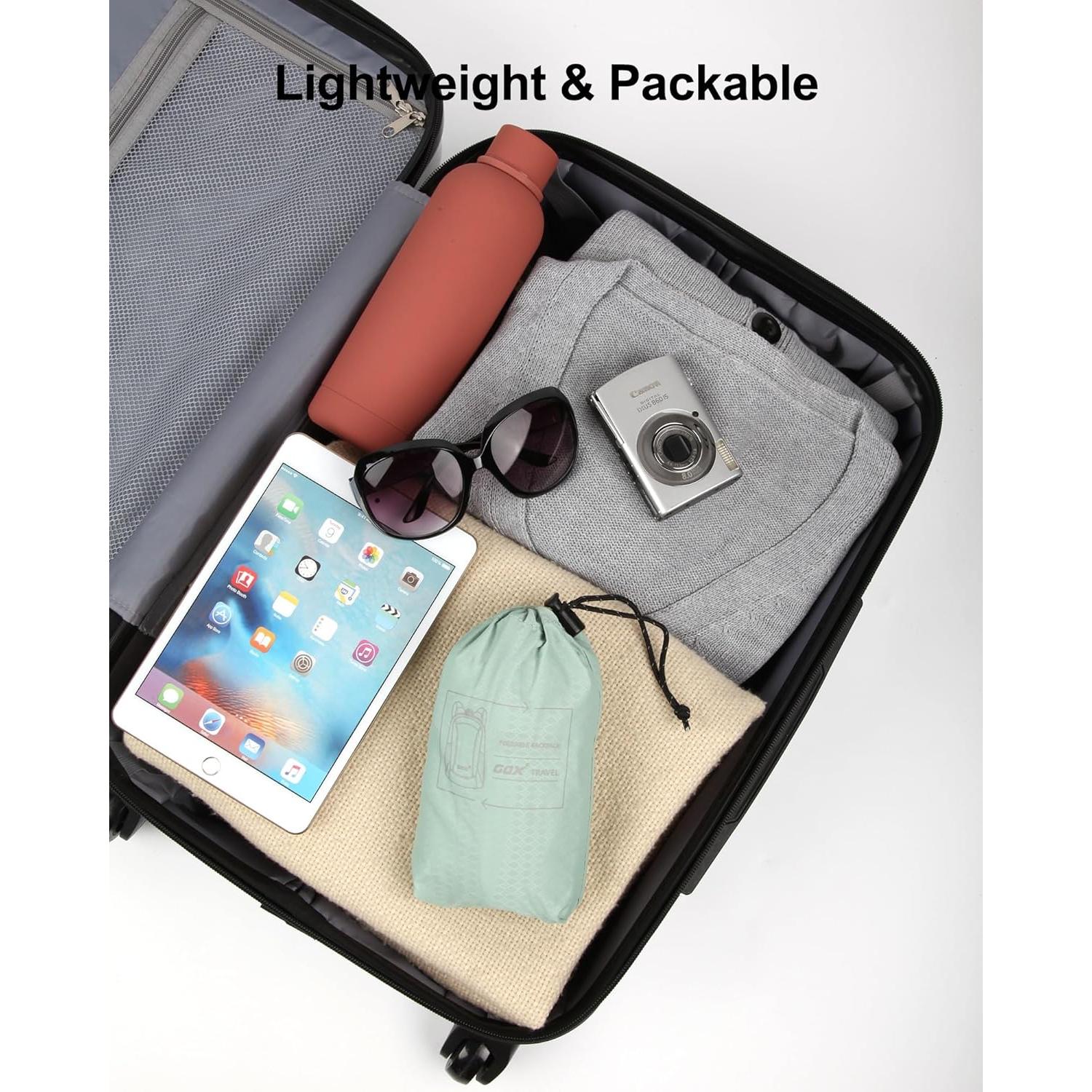 Mochila Plegable 20L Gox Jade para Viajes y Camping