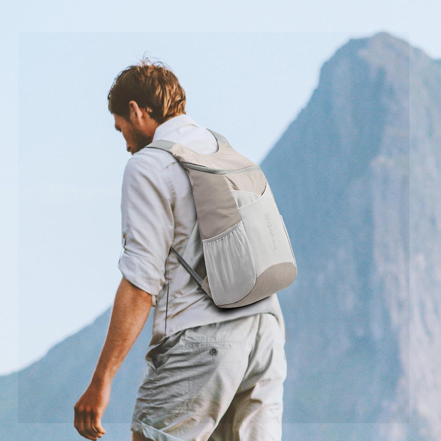 Mochila de Senderismo G4Free 11L Plegable Gris Ultra Ligera