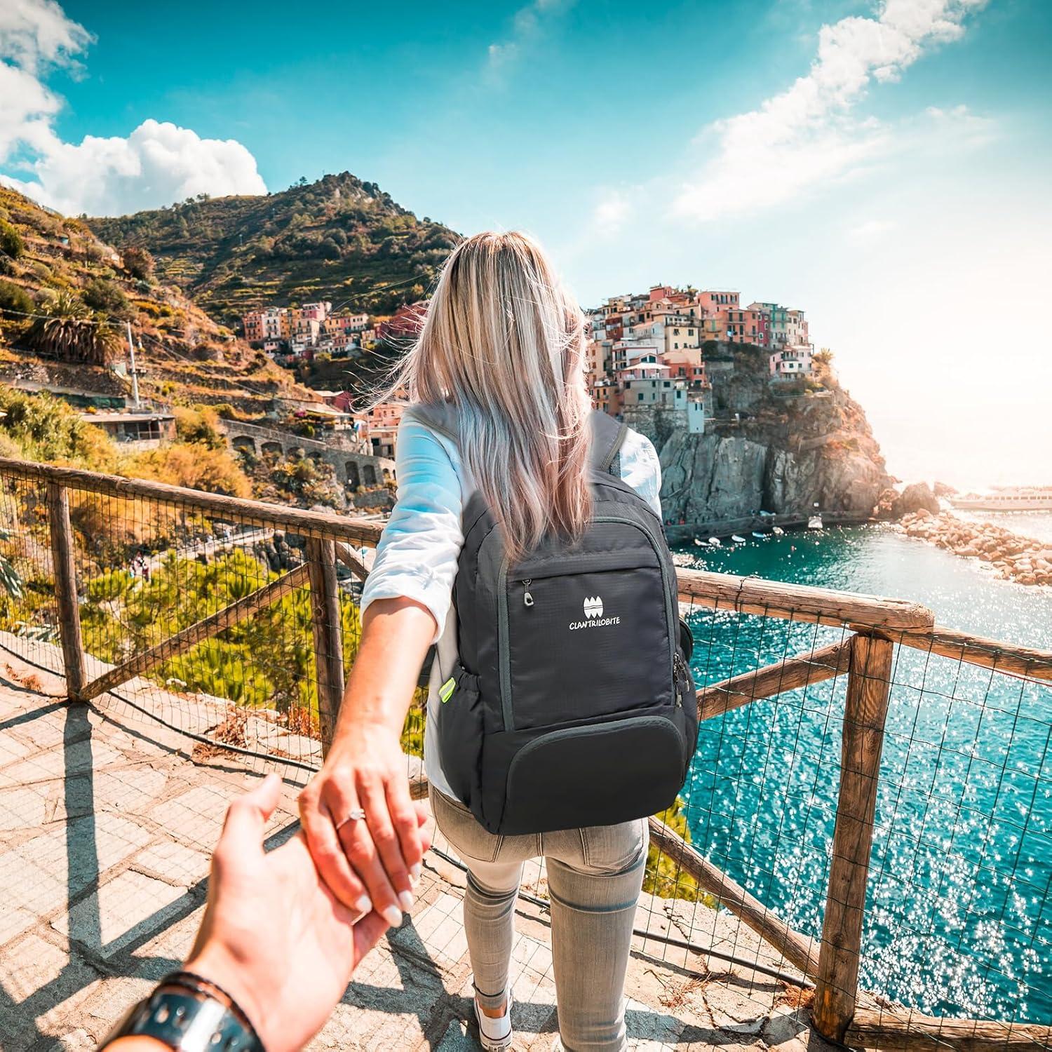 Mochila Plegable Ligera 30L CLANTRILOBITE Impermeable Unisex