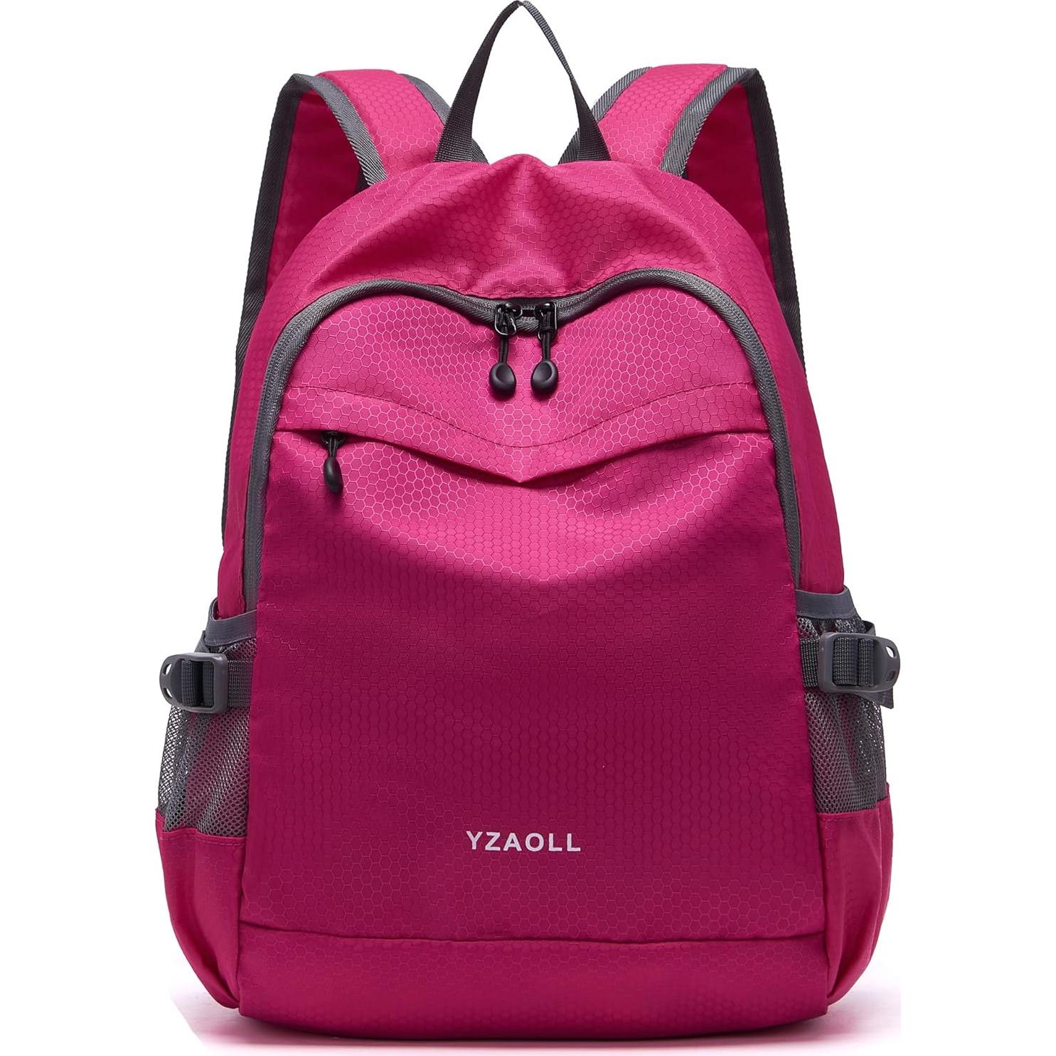 Mochila Plegable YZAOLL 20L Ligera Impermeable Rosa