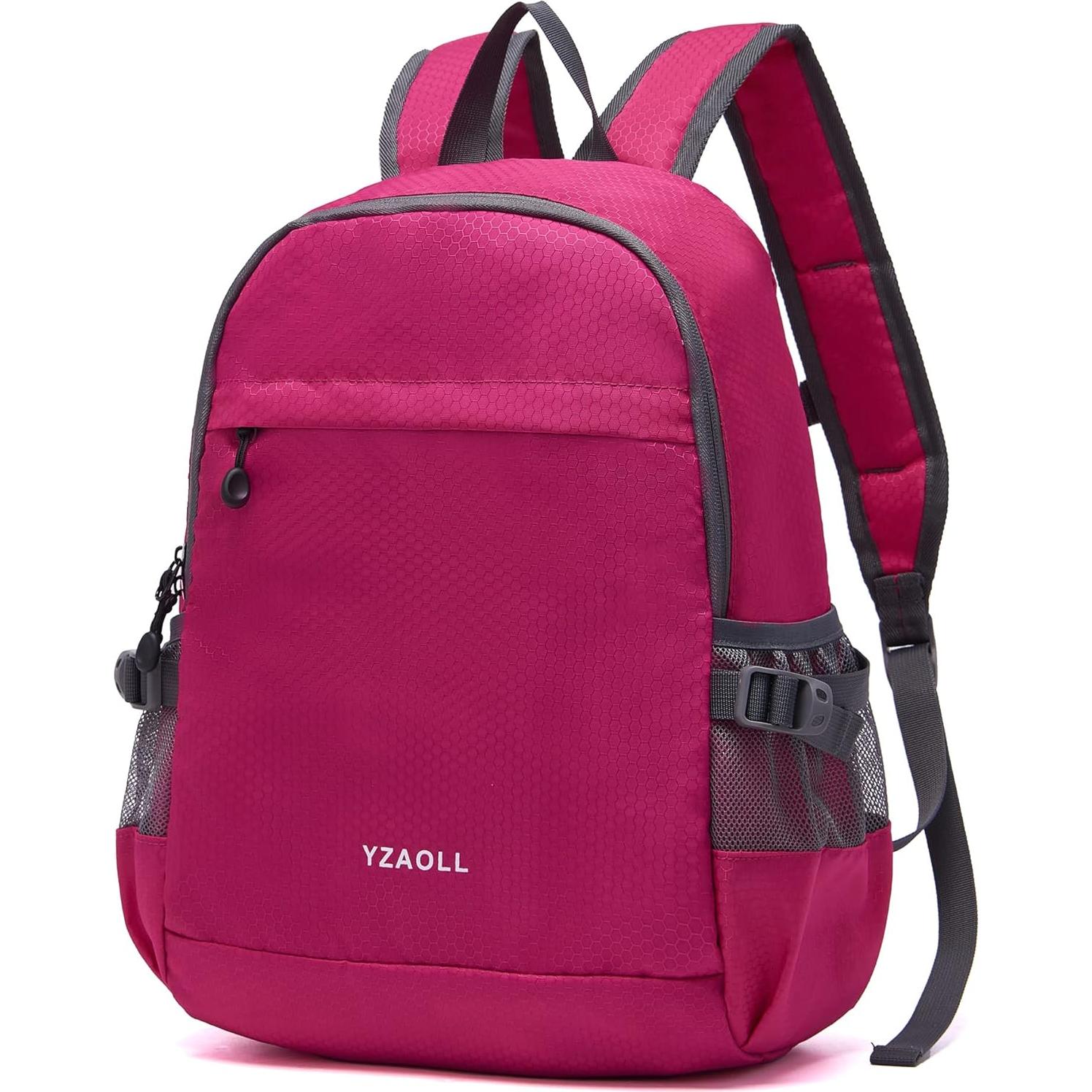 Mochila Plegable YZAOLL 20L Ligera Impermeable Rosa