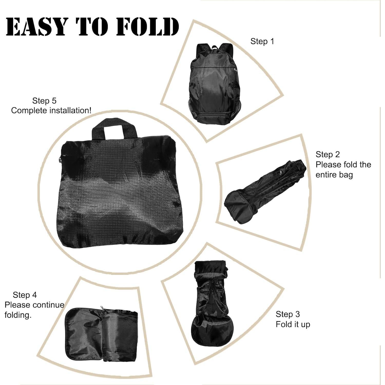 Mochila de Senderismo Plegable 30L Ultra Ligera Unisex