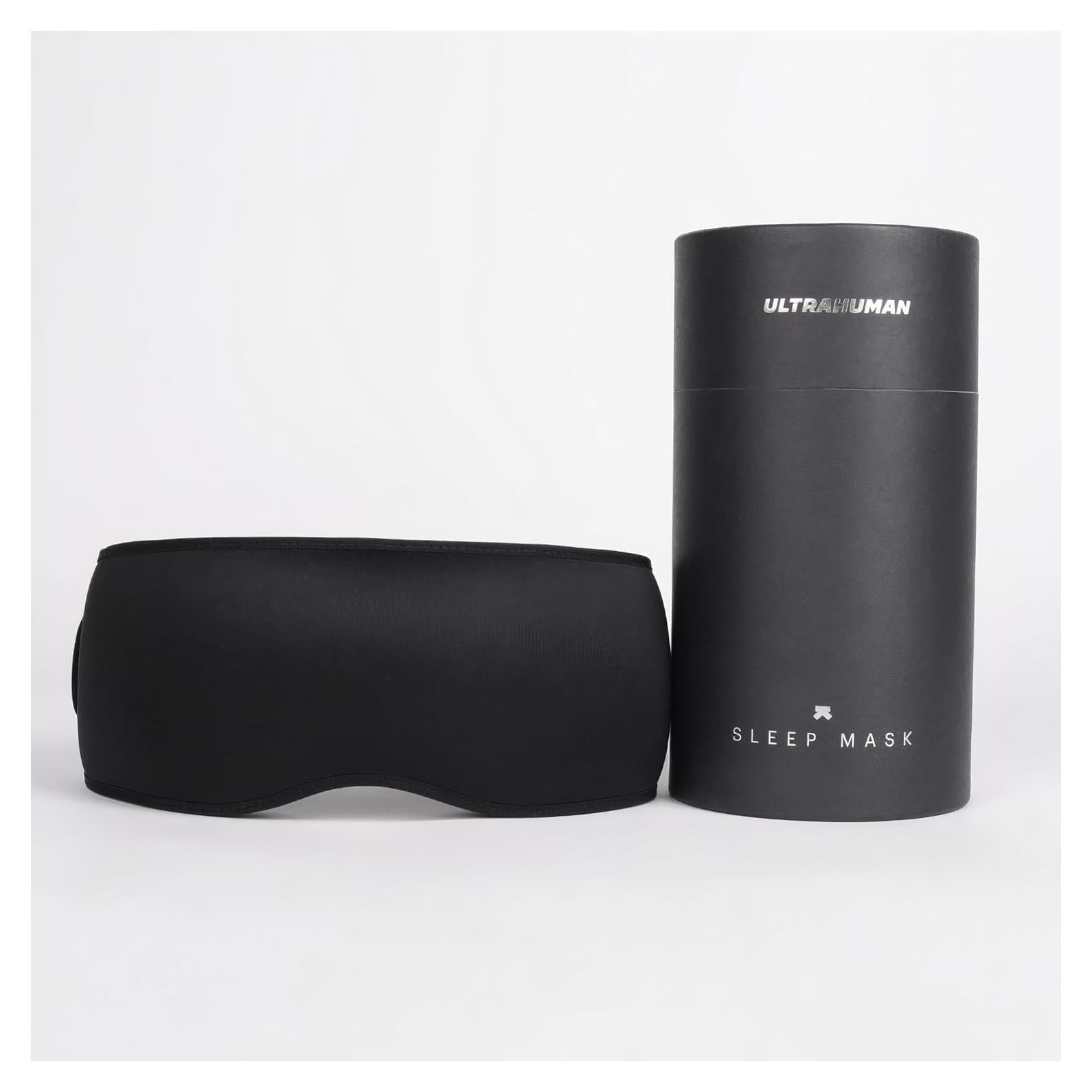 Máscara de Sueño Ultrahuman 3D con Bolsa de Viaje - 22x12 cm