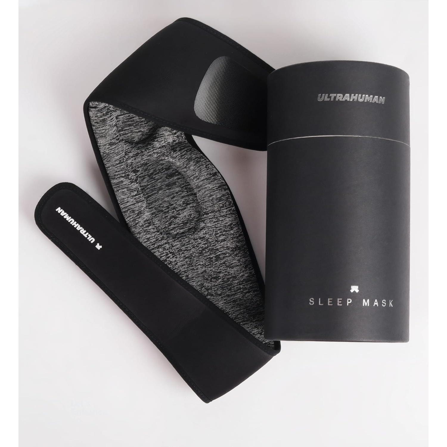 Máscara de Sueño Ultrahuman 3D con Bolsa de Viaje - 22x12 cm