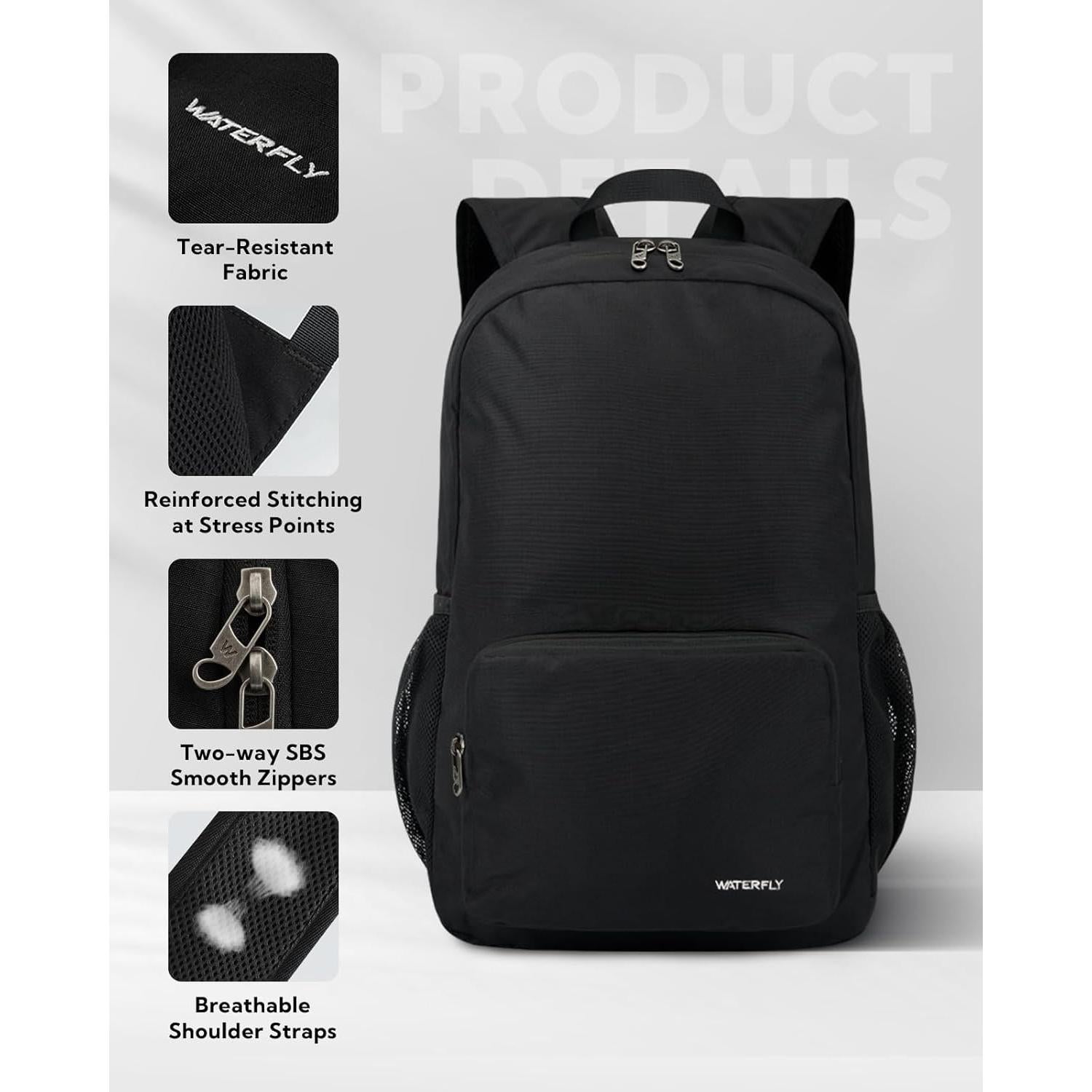 Mochila de Senderismo Plegable WATERFLY 20L Unisex