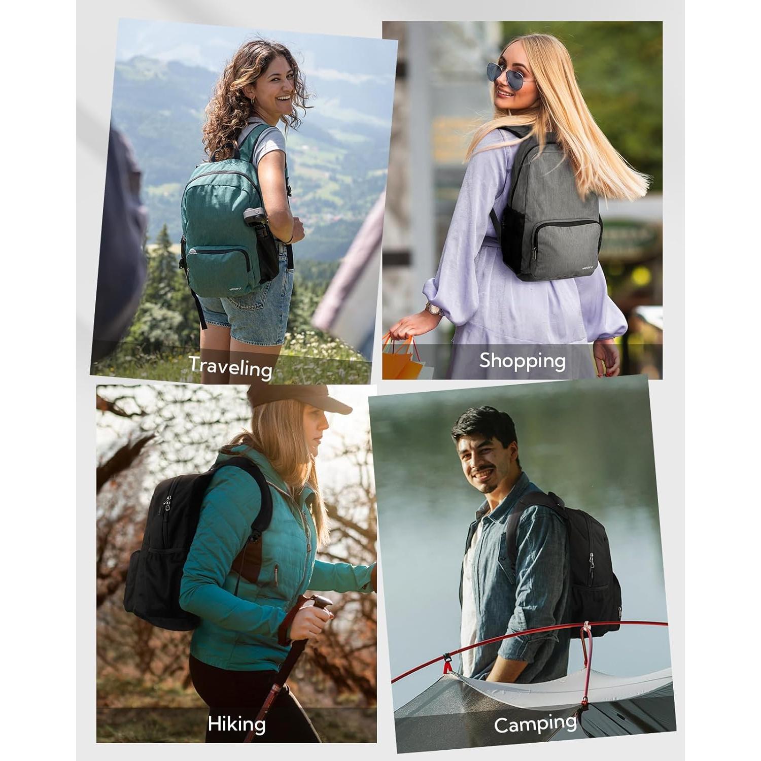 Mochila de Senderismo Plegable WATERFLY 20L Unisex