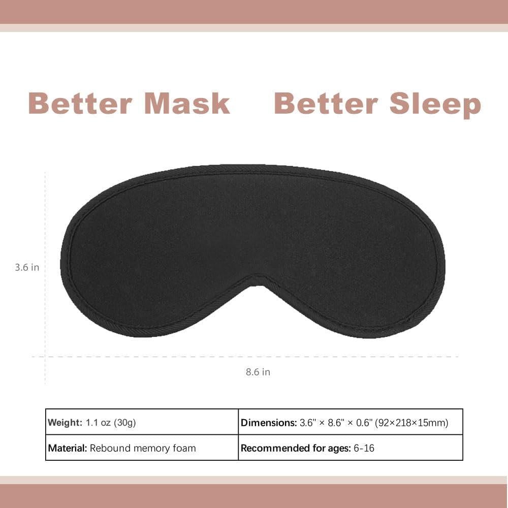 Máscara de Sueño 3D Ringolemona para Niños - Bloqueo de Luz