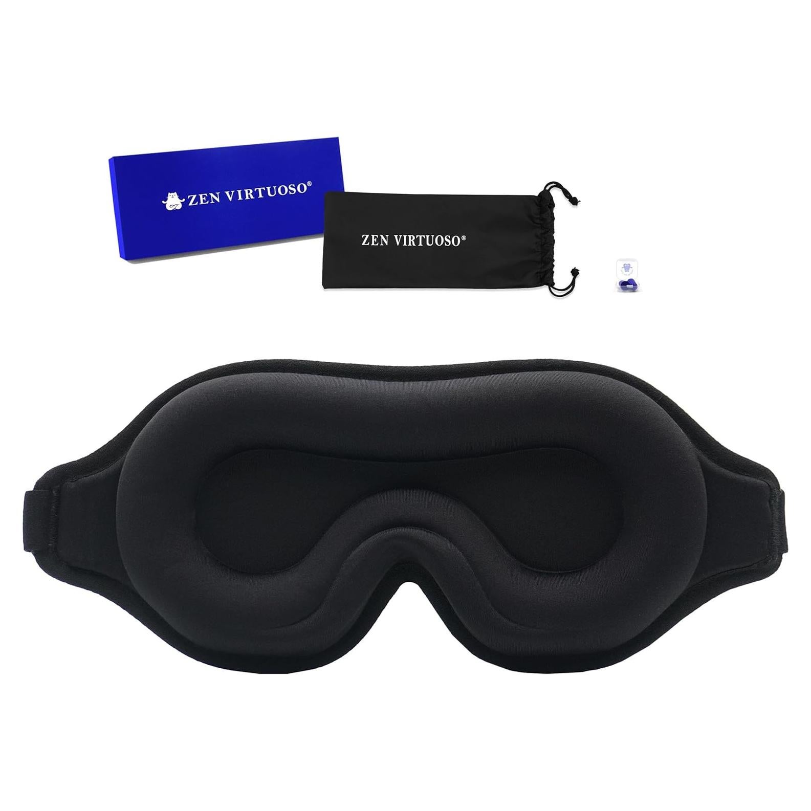 Máscara de Sueño 3D Zen Virtuoso - Bloqueo Completo de Luz