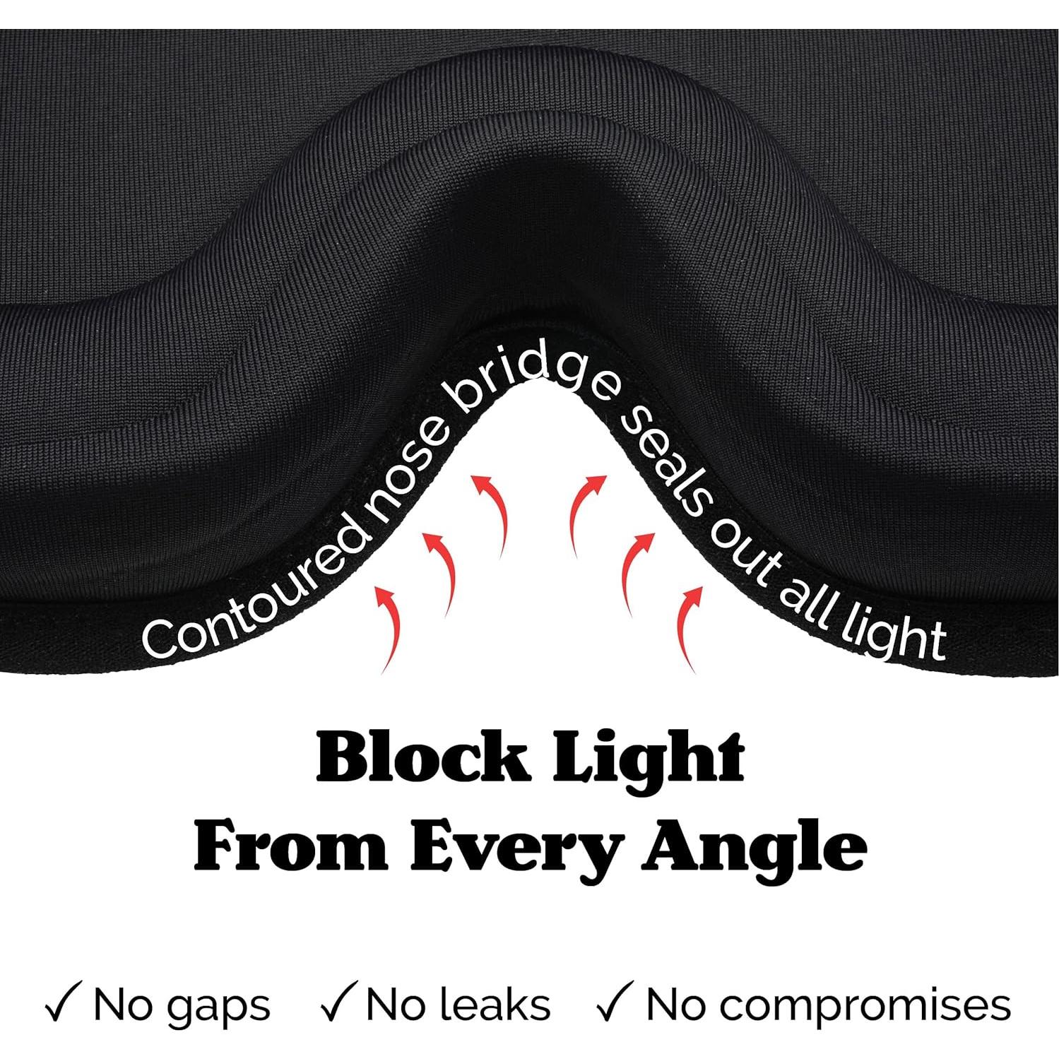 Máscara de Sueño 3D Zen Virtuoso - Bloqueo Completo de Luz