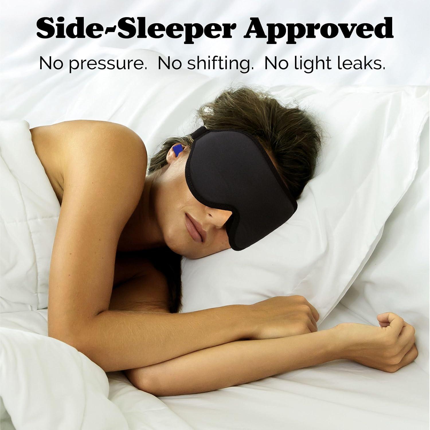 Máscara de Sueño 3D Zen Virtuoso - Bloqueo Completo de Luz