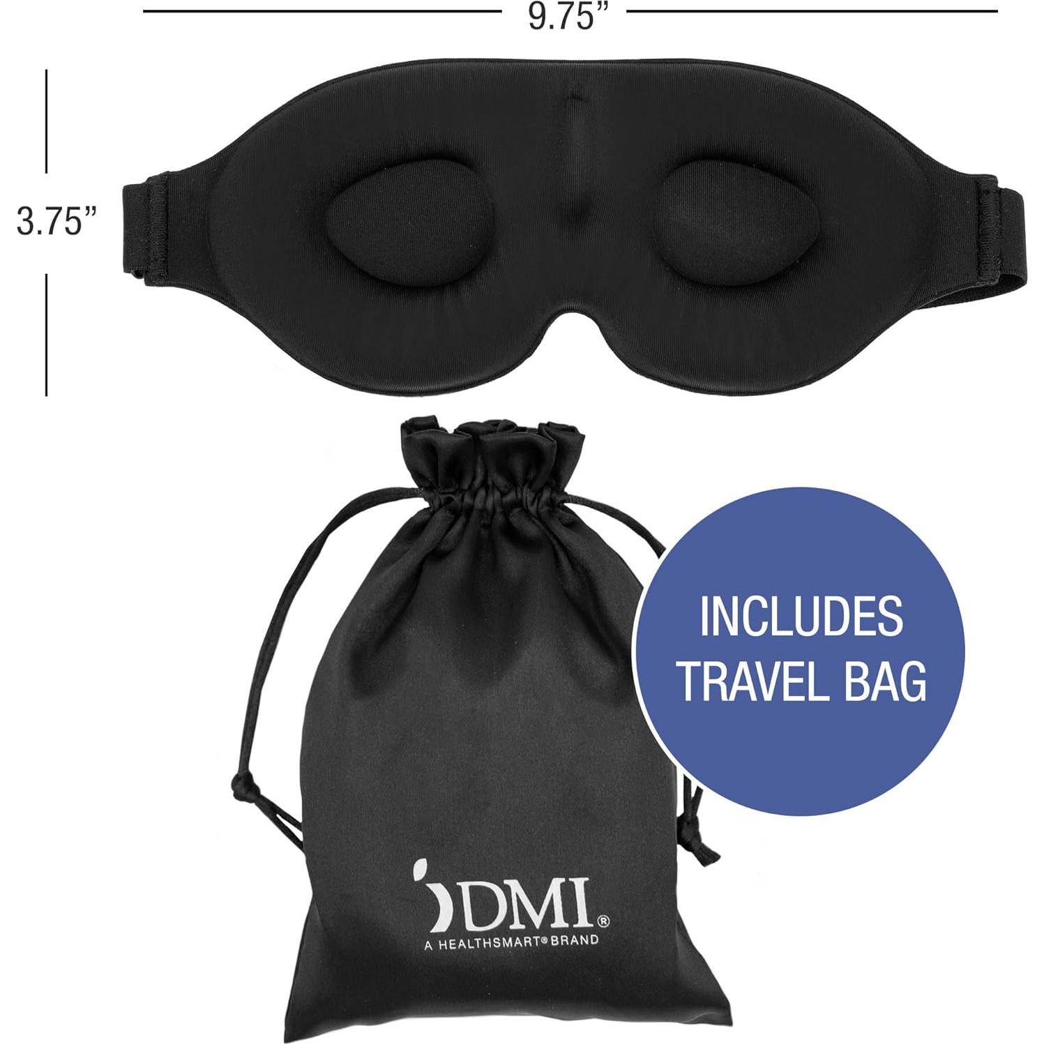 Máscara de Sueño Rejuvenecedora DMI 3D Ajustable Bloqueo Luz